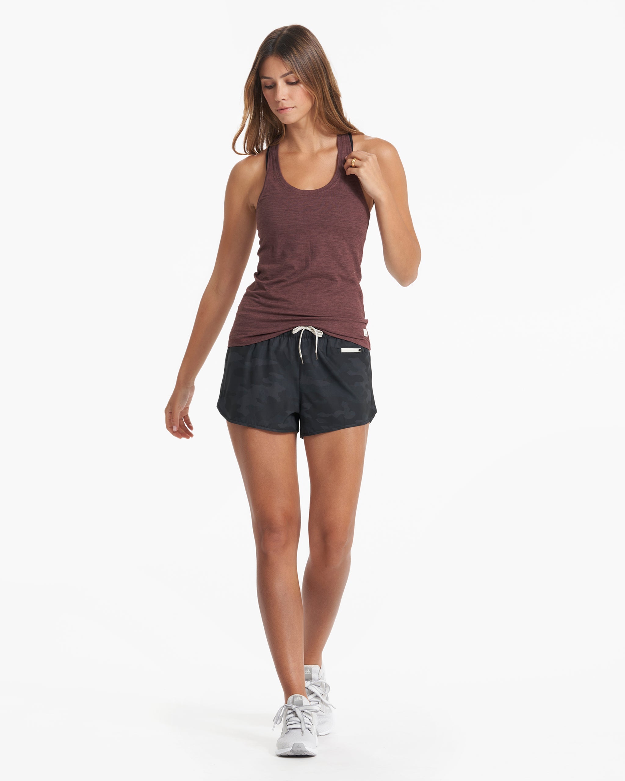 Lux Performance Tank | Chestnut Heather - Image 5