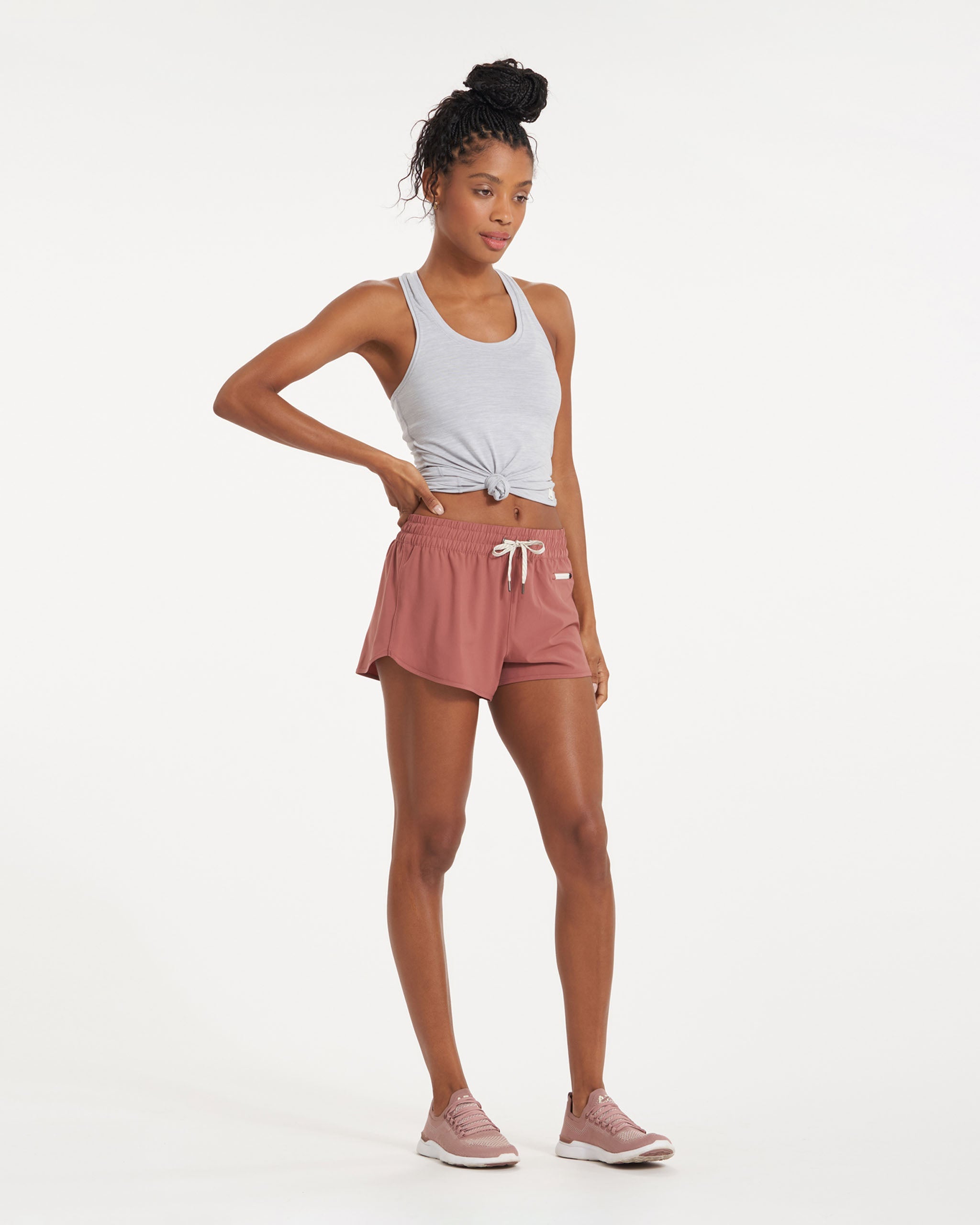 Lux Performance Tank | Platinum Heather - Image 3
