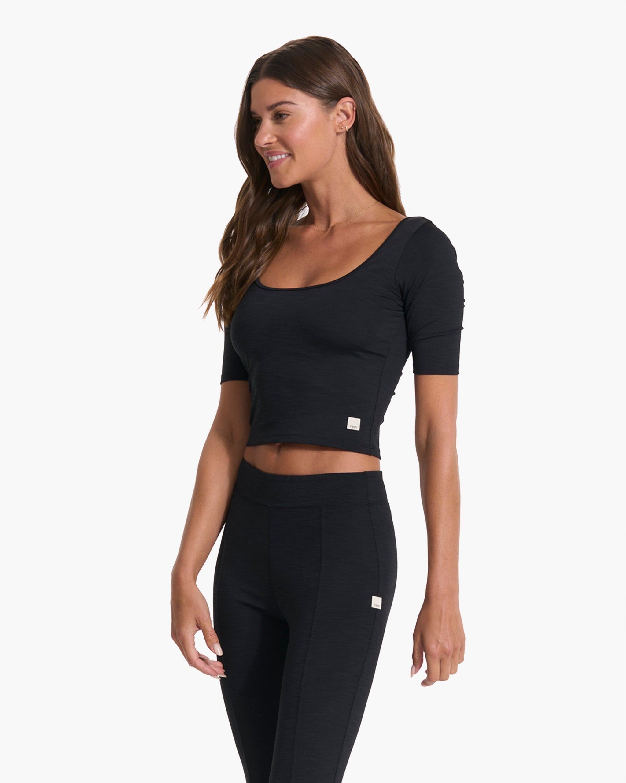 Lux Rib Avant Top | Black - Image 2