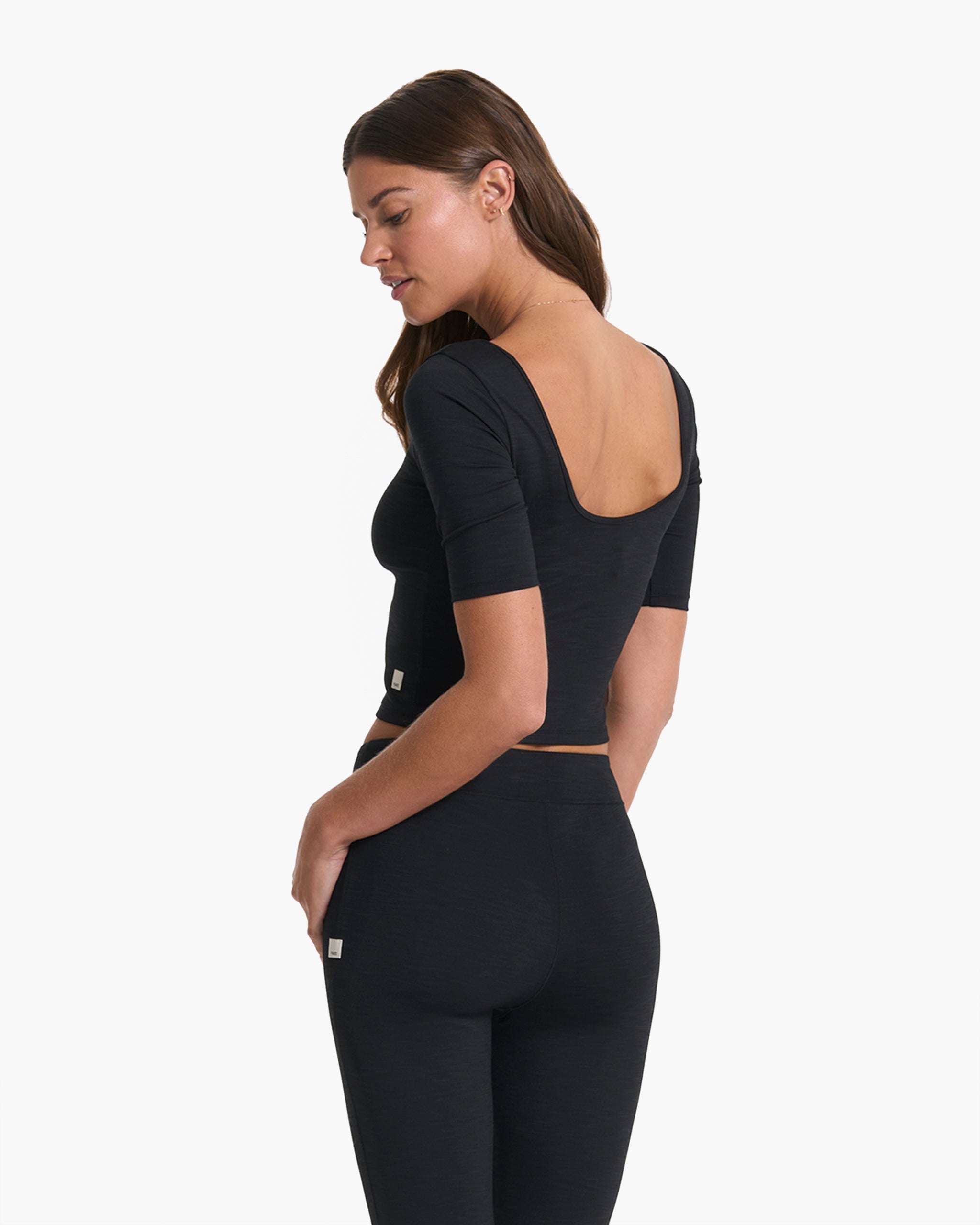 Lux Rib Avant Top | Black - Image 3