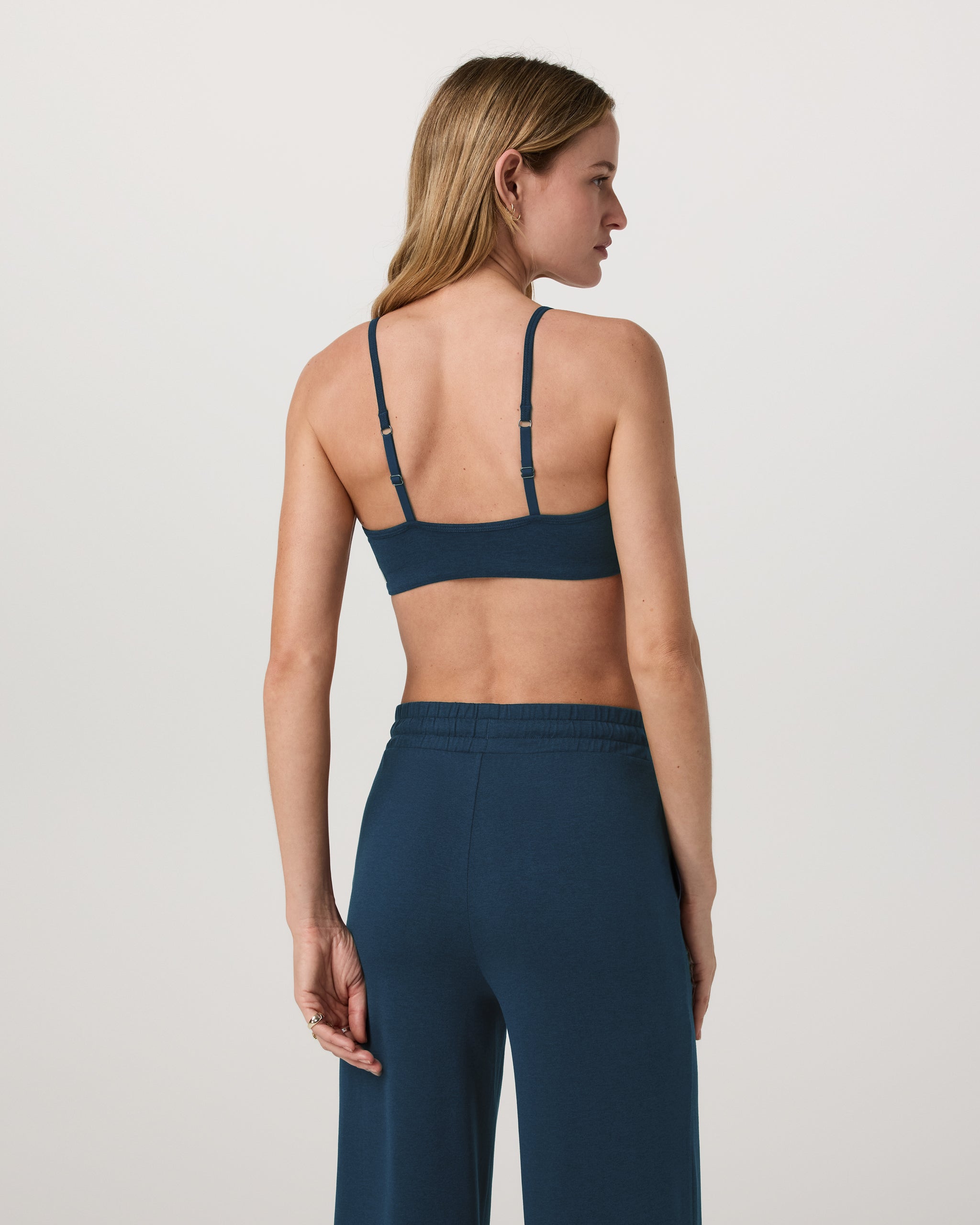 Halo Essential Bra | Blue Coast Heather - Image 2