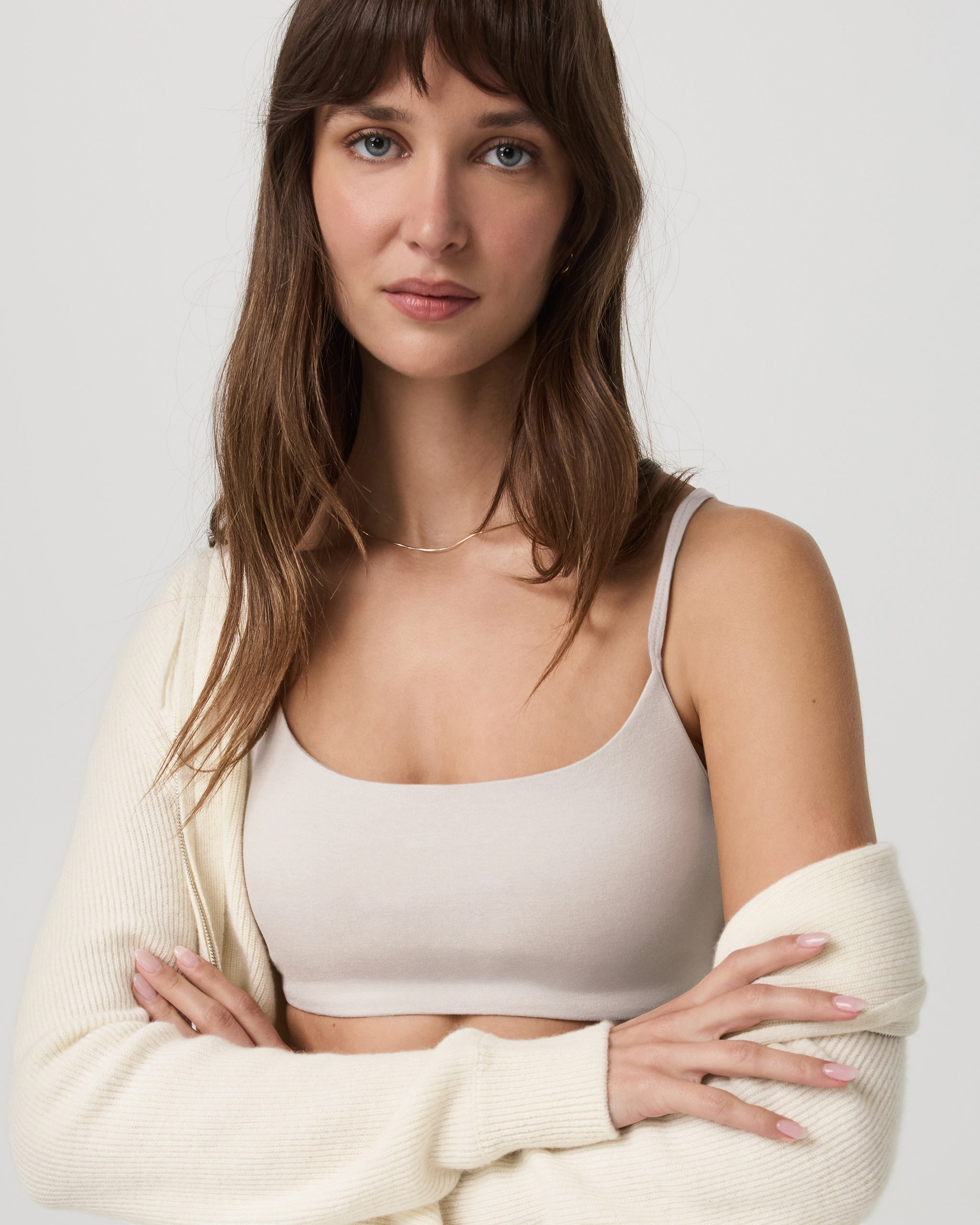 Halo Essential Bra | Ecru Heather
