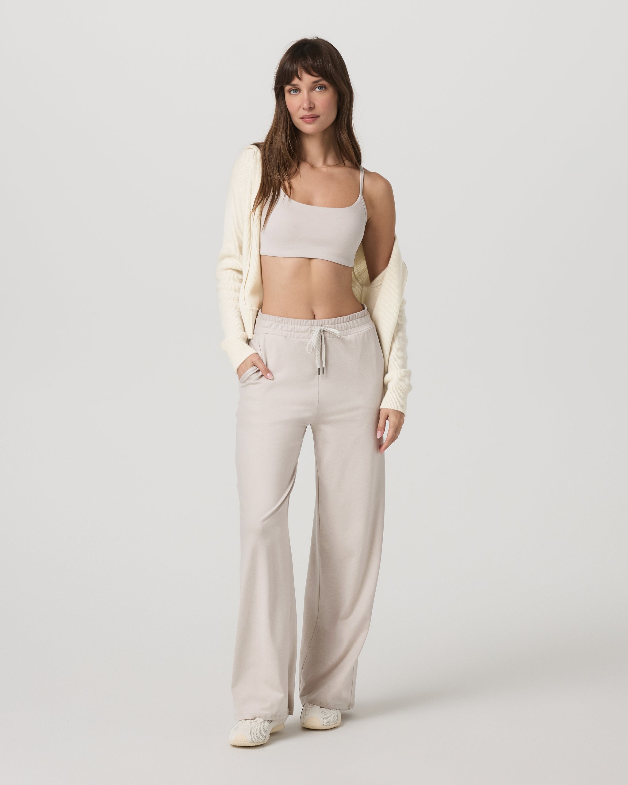 Halo Essential Bra | Ecru Heather - Image 5