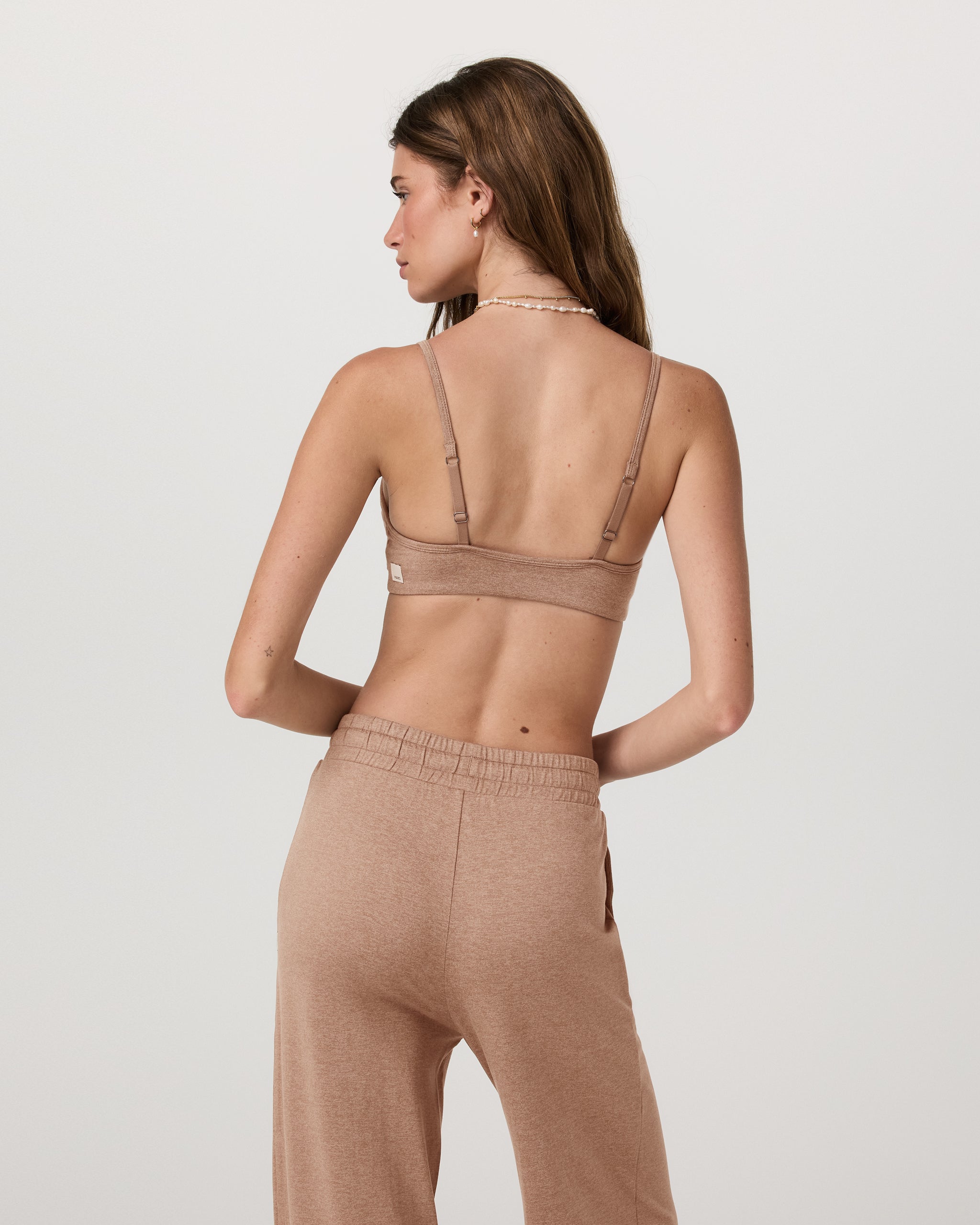 Halo Essential Bra | Nutmeg Heather - Image 3
