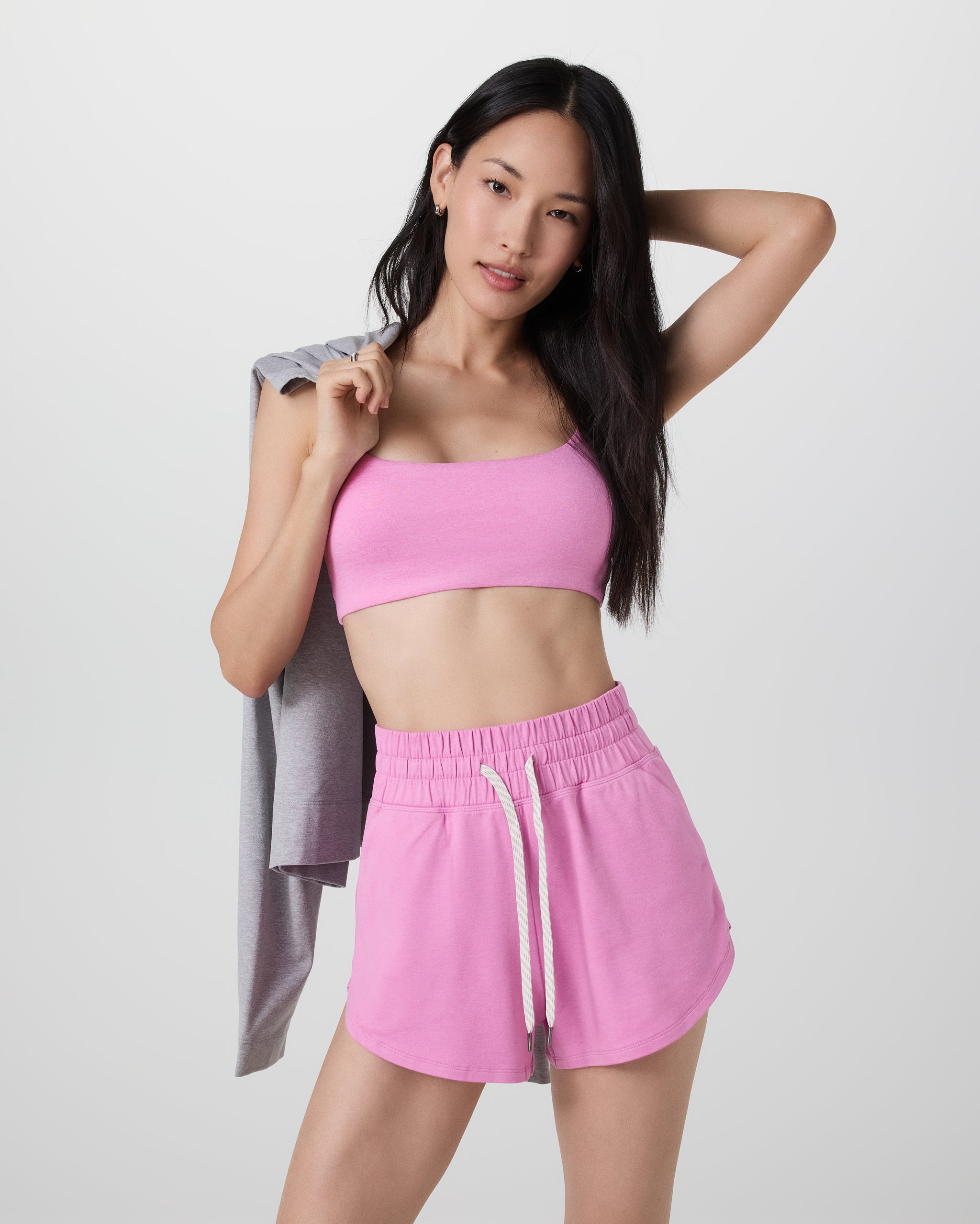 Halo Essential Bra | Azalea Pink Heather - Image 4