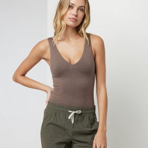 Halo Bodysuit | Fossil Heather