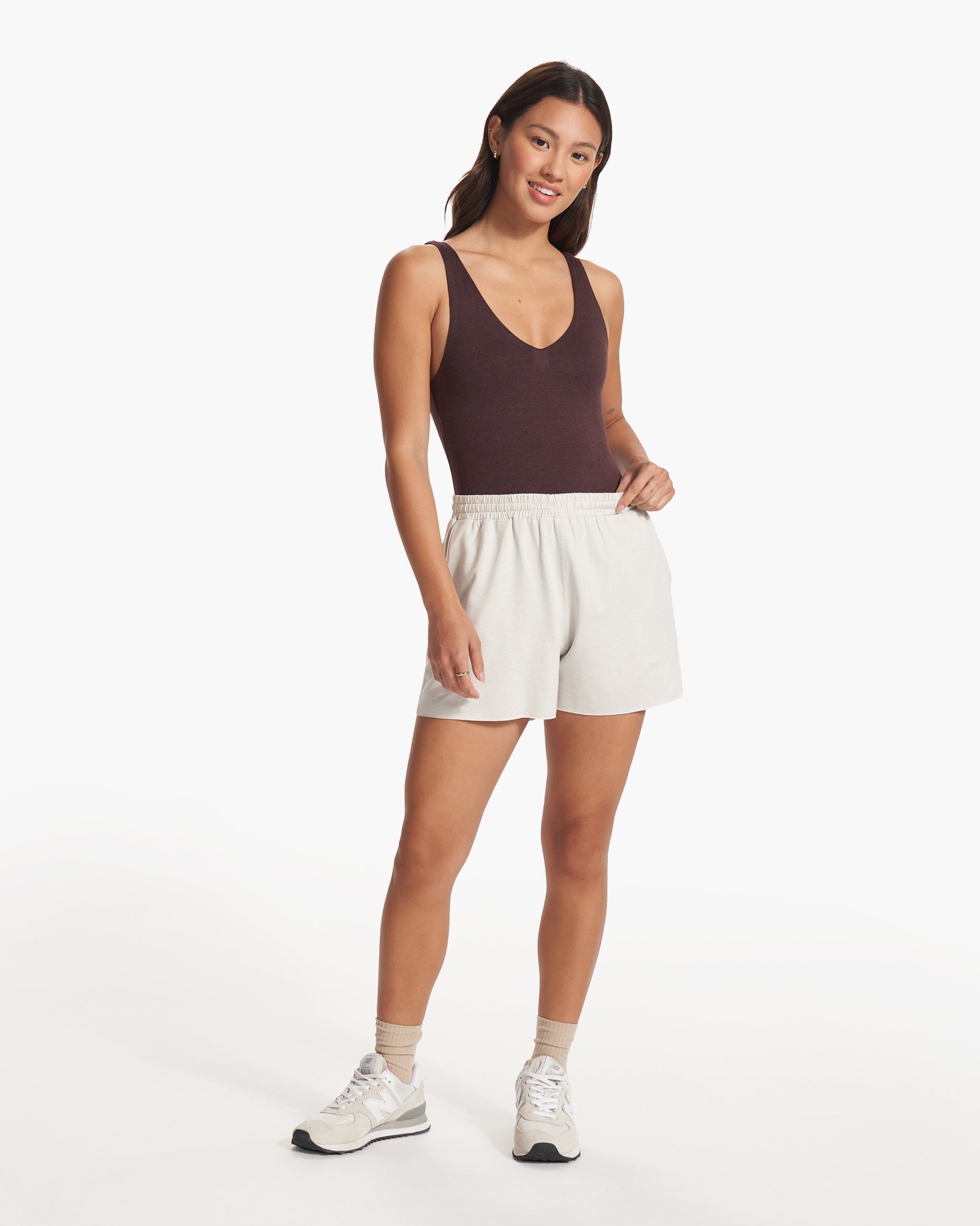 Halo Bodysuit | Mahogany Heather - Image 2