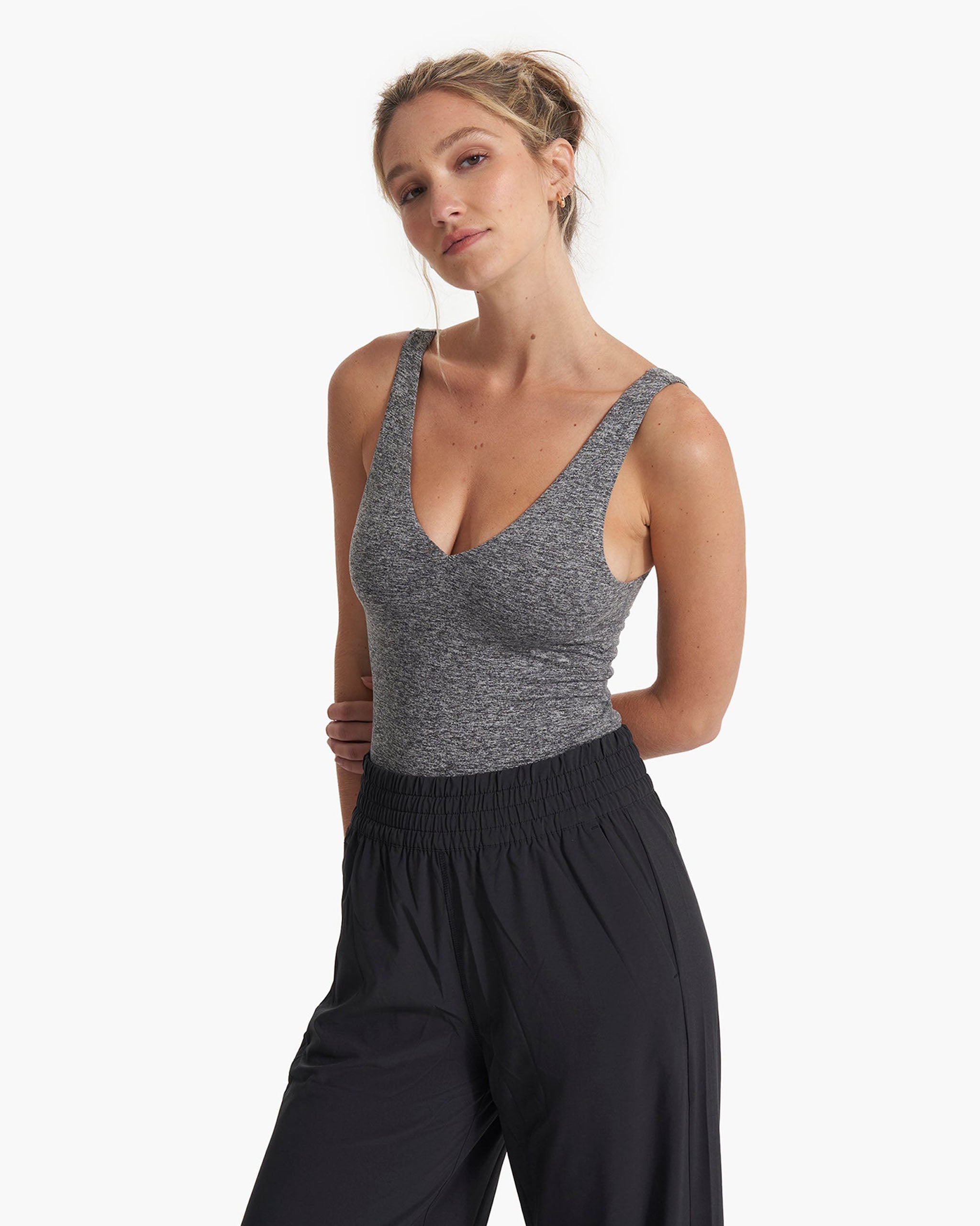 Halo Bodysuit | Heather Grey
