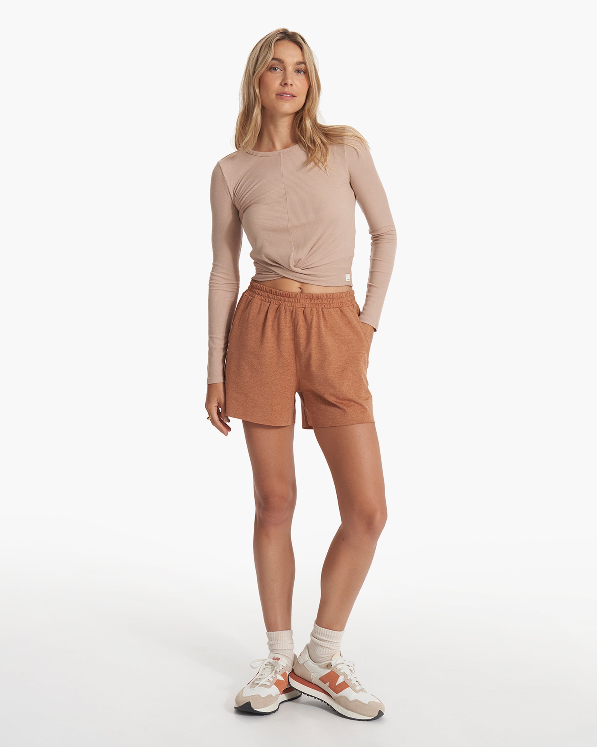 Long Sleeve Cove Twist Tee | Coconut - Image 5
