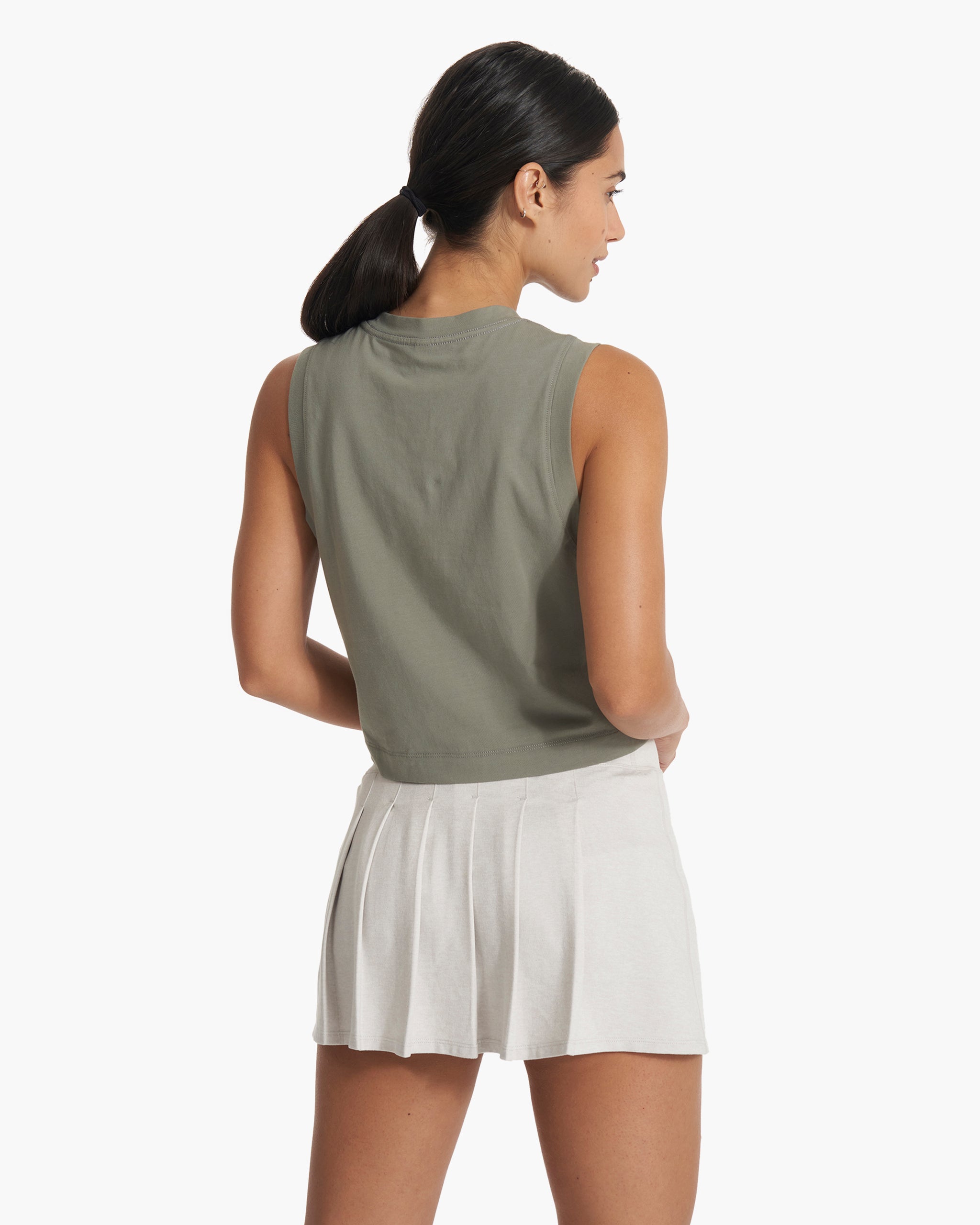 Feather Crop Tank | Pistachio - Image 3
