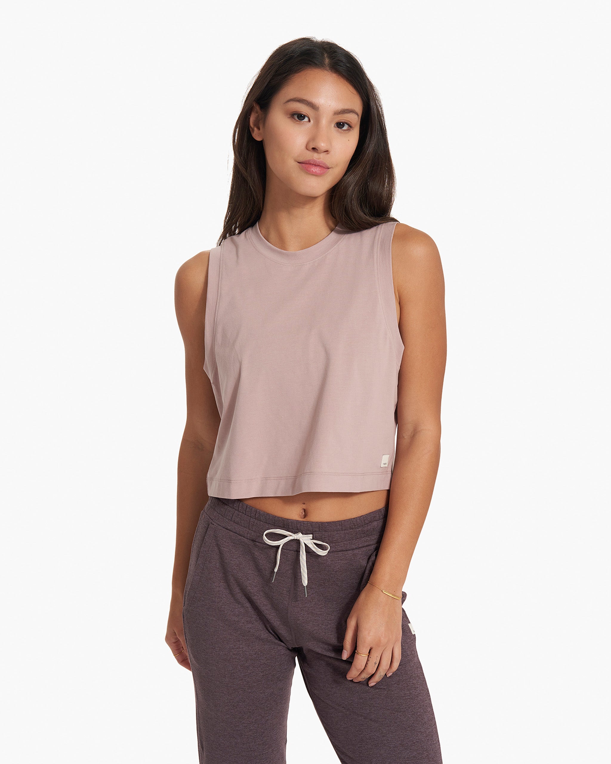 Feather Crop Tank | Umber - Image 2