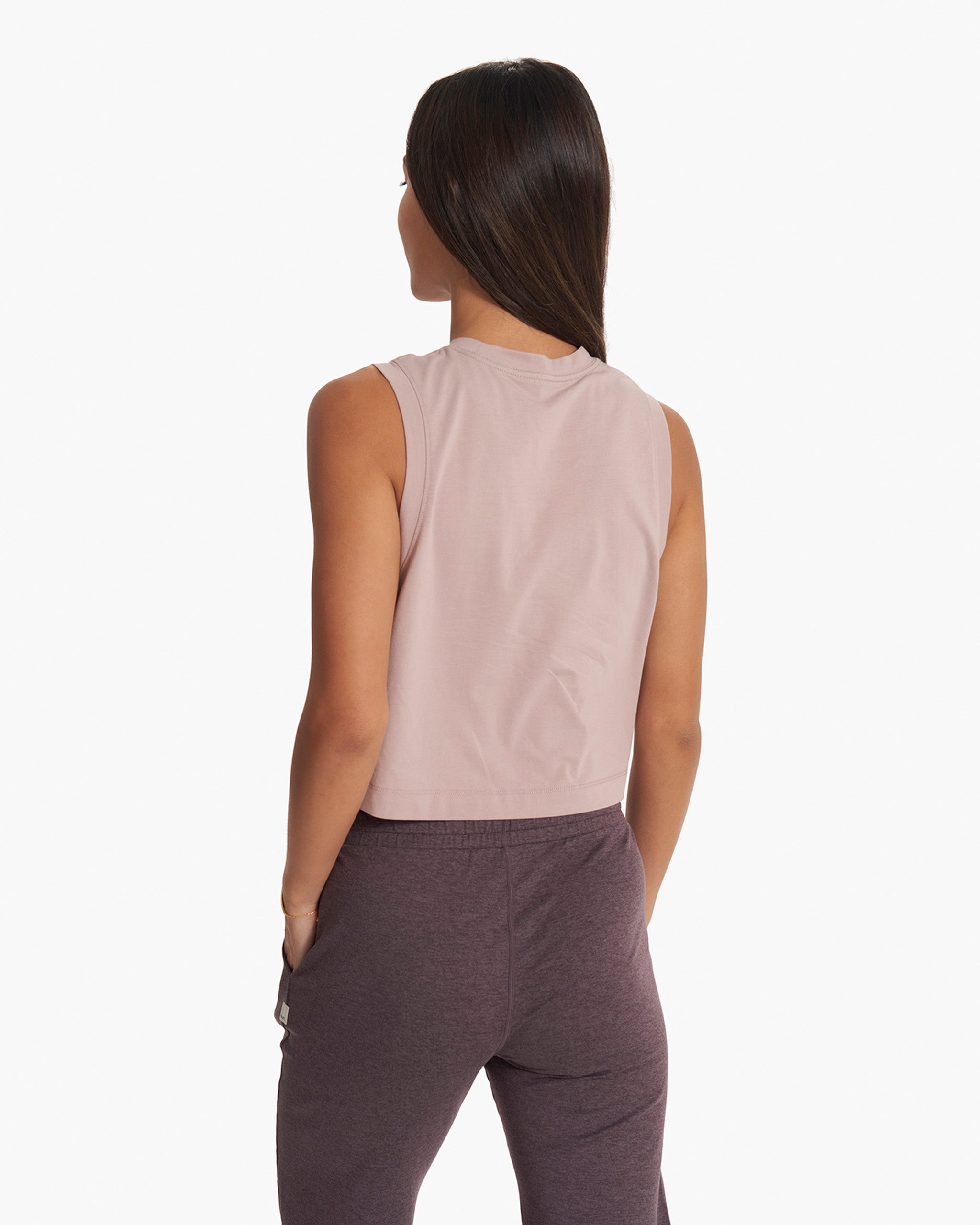 Feather Crop Tank | Umber - Image 3