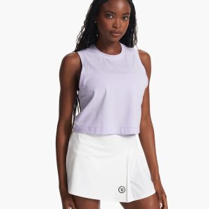 Feather Crop Tank | Zinnia