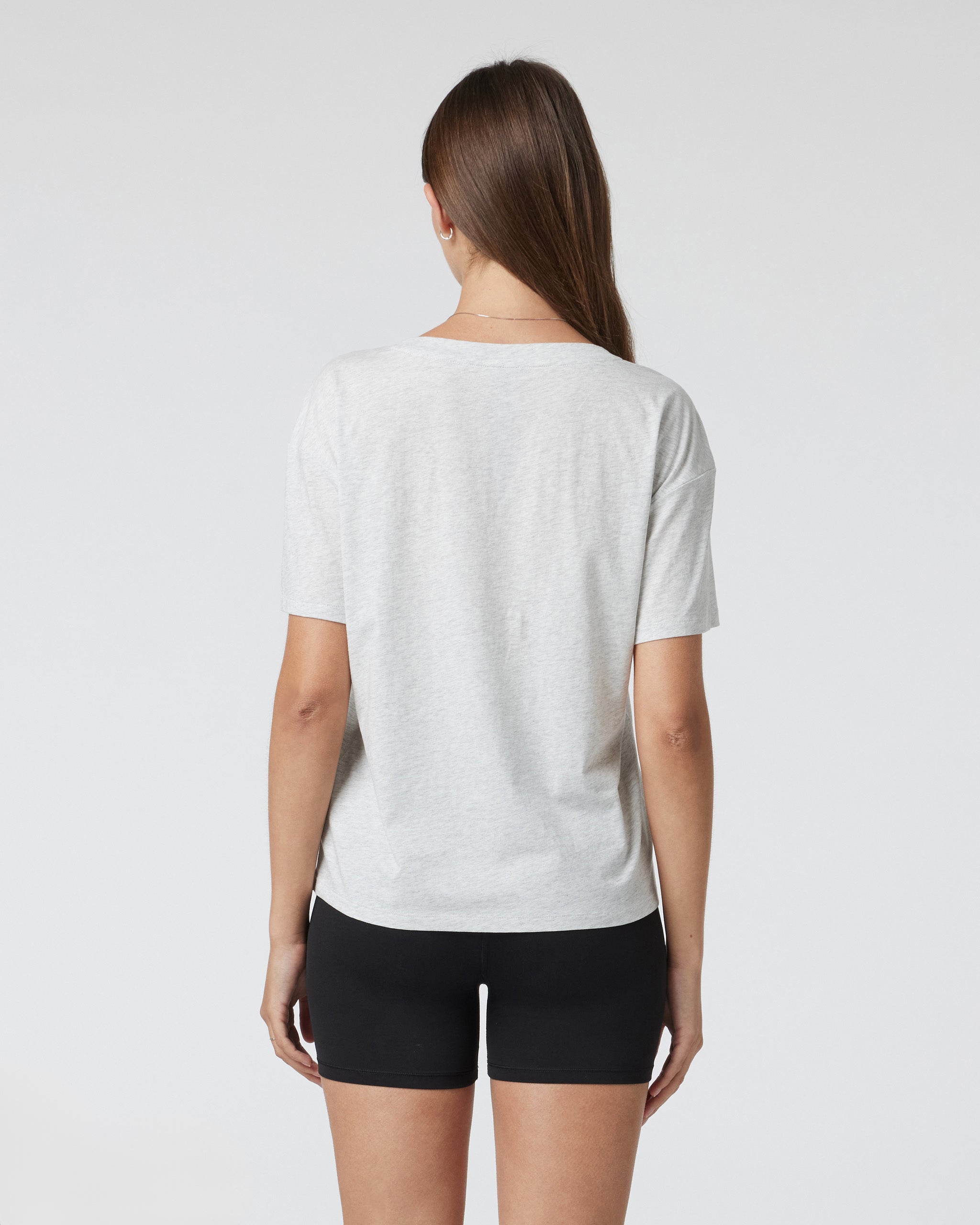 Sutton V-Neck | Light Heather Grey - Image 3