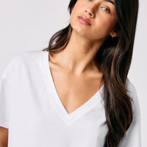 Sutton V-Neck | White