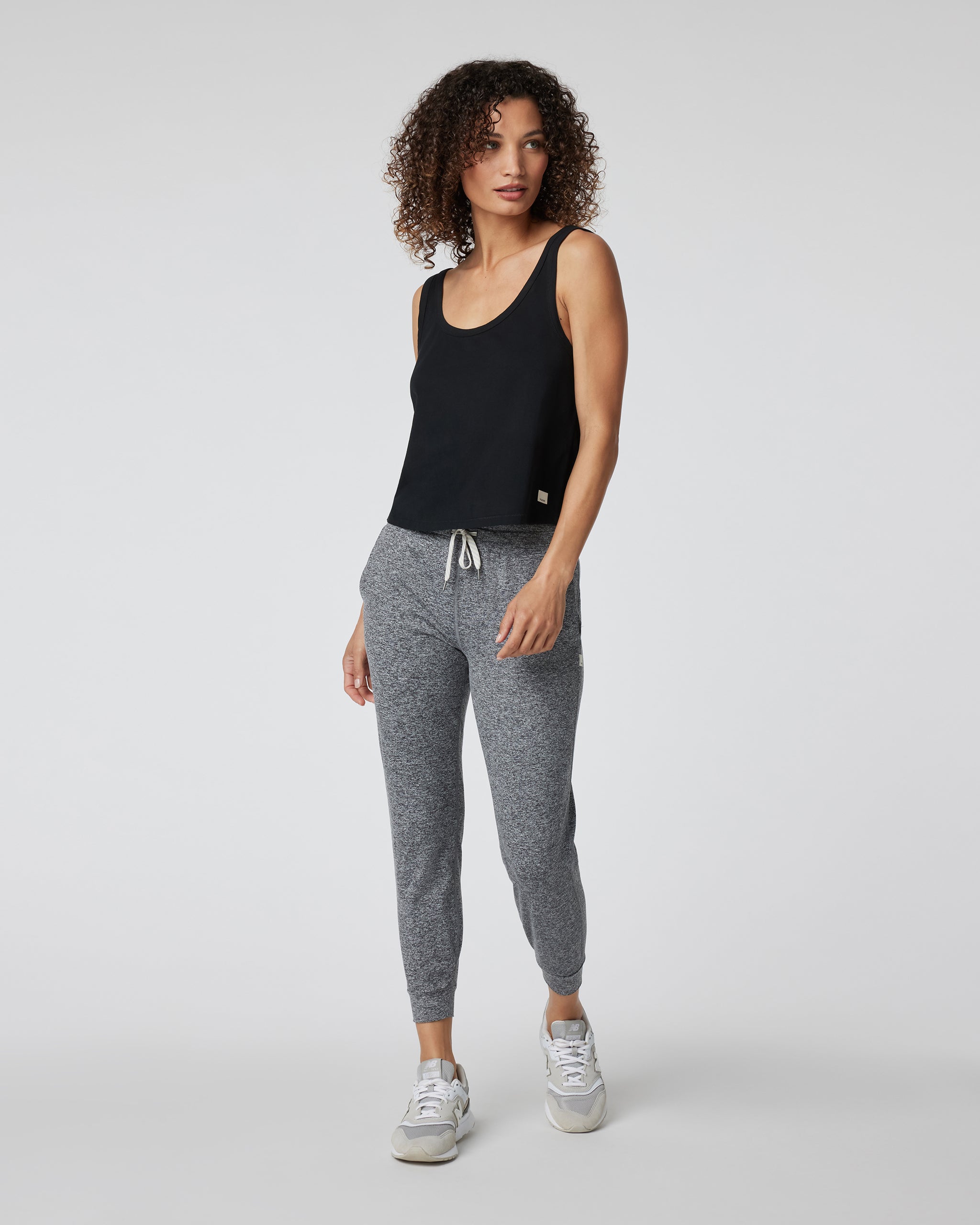Sutton Relaxed Tank | Black - Image 2