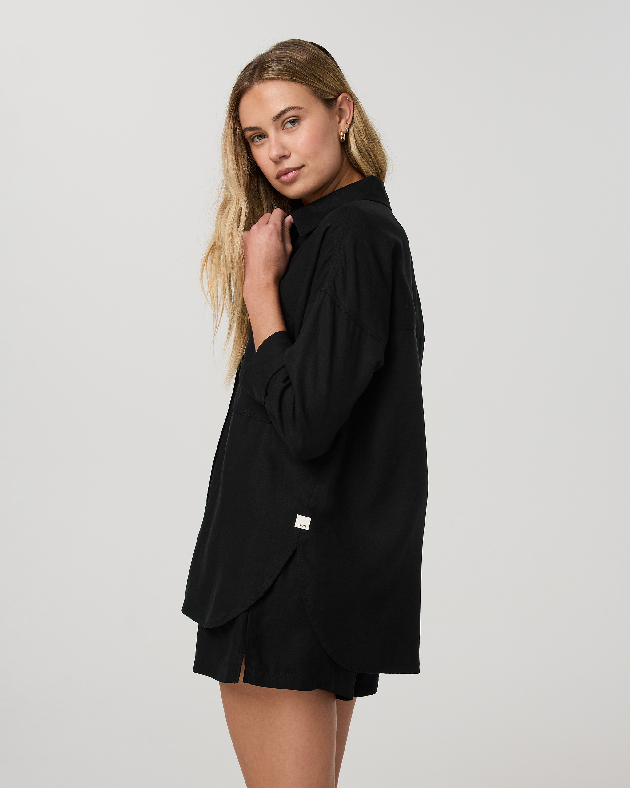 Trestles Twill Button Up | Black - Image 5