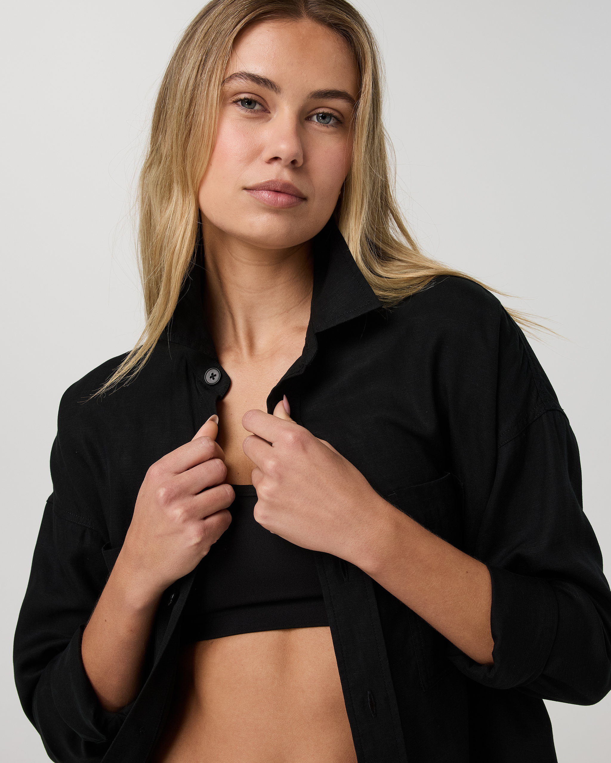 Trestles Twill Button Up | Black - Image 4