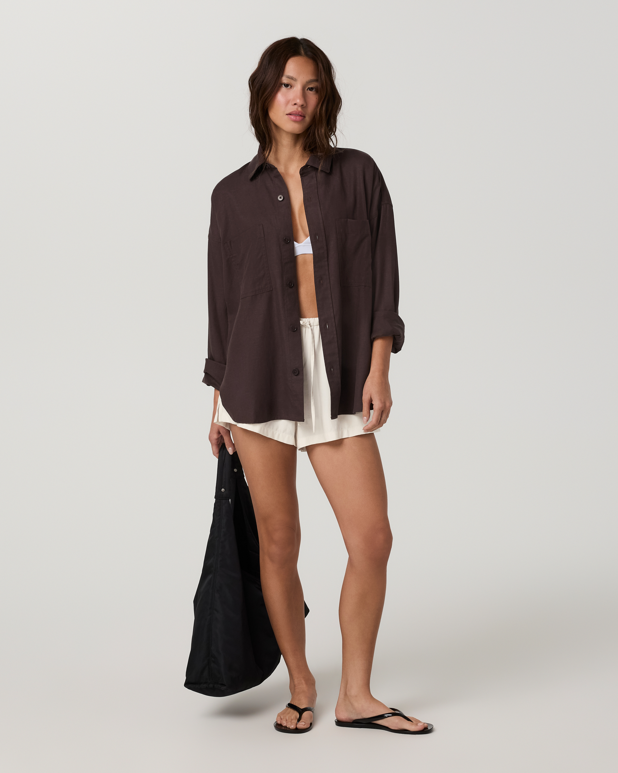 Trestles Twill Button Up | French Roast - Image 4