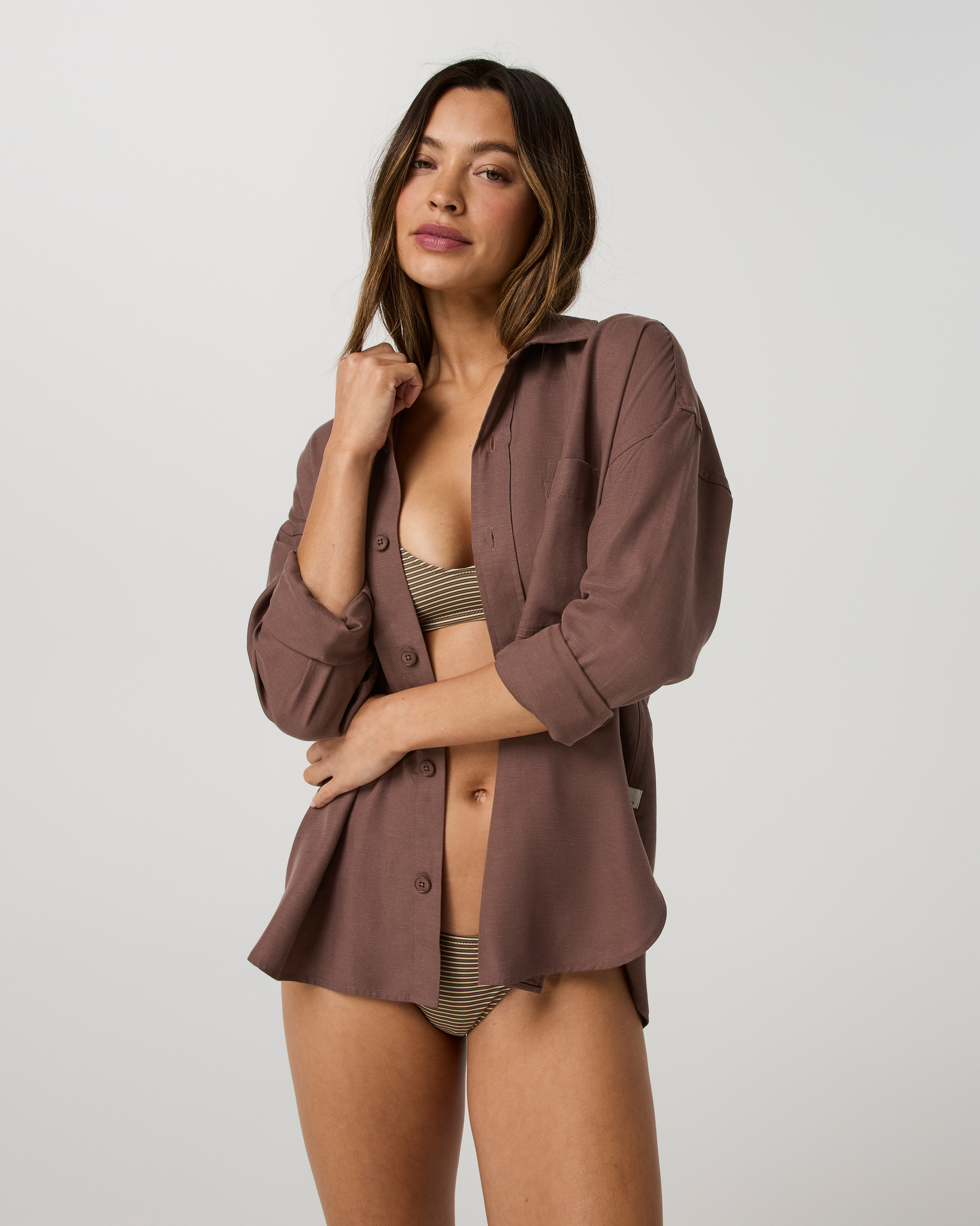 Trestles Twill Button Up | Sable - Image 6
