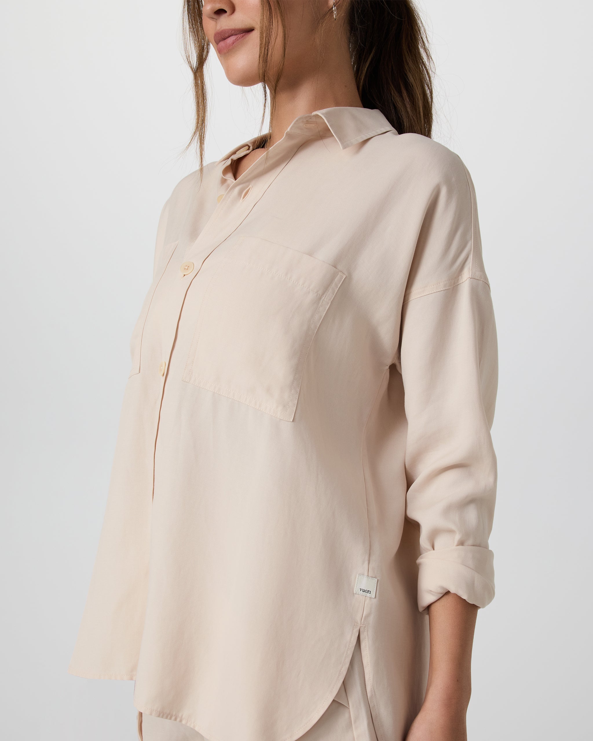 Trestles Twill Button Up | Sand Dollar - Image 4