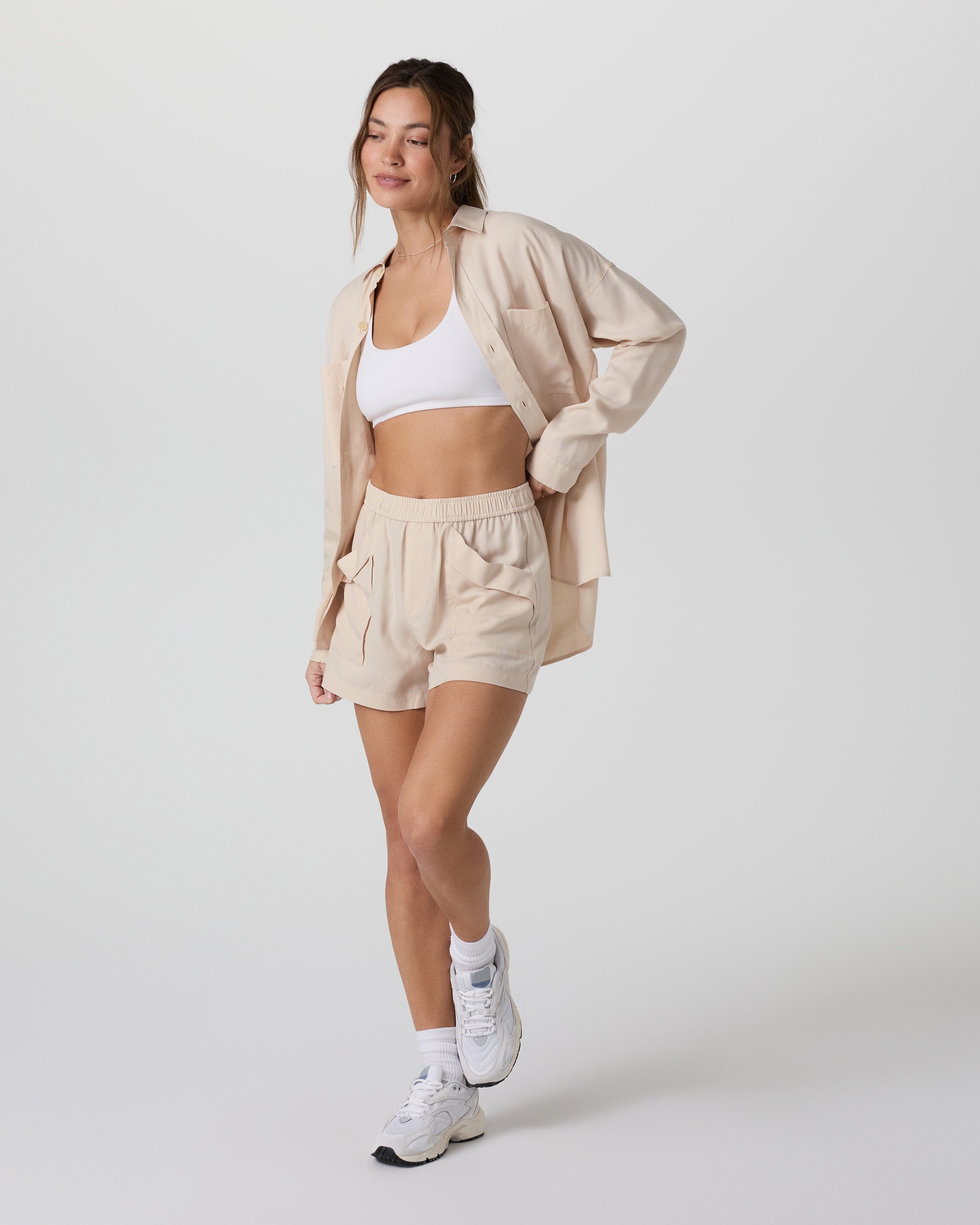 Trestles Twill Button Up | Sand Dollar - Image 6