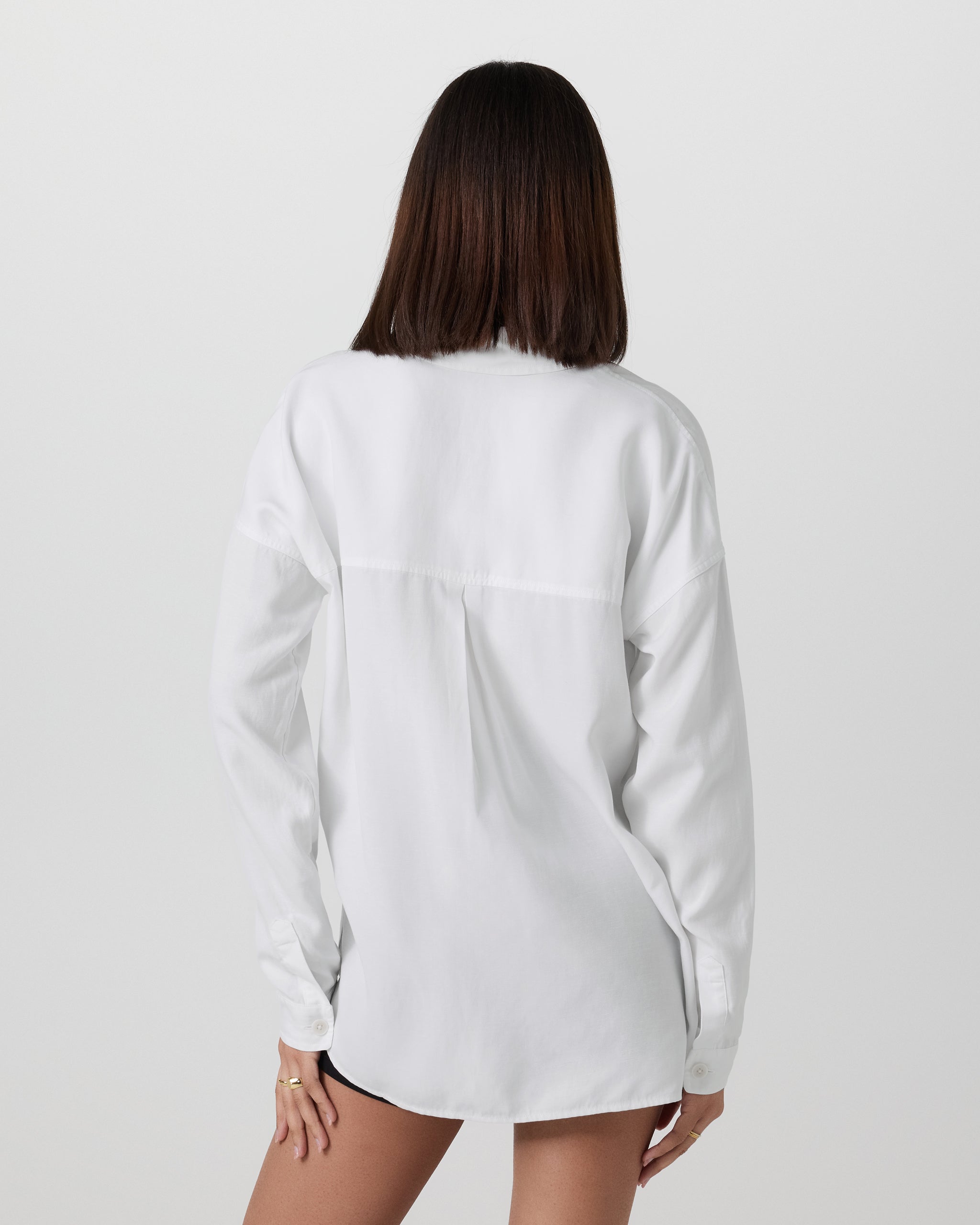Trestles Twill Button Up | White - Image 3