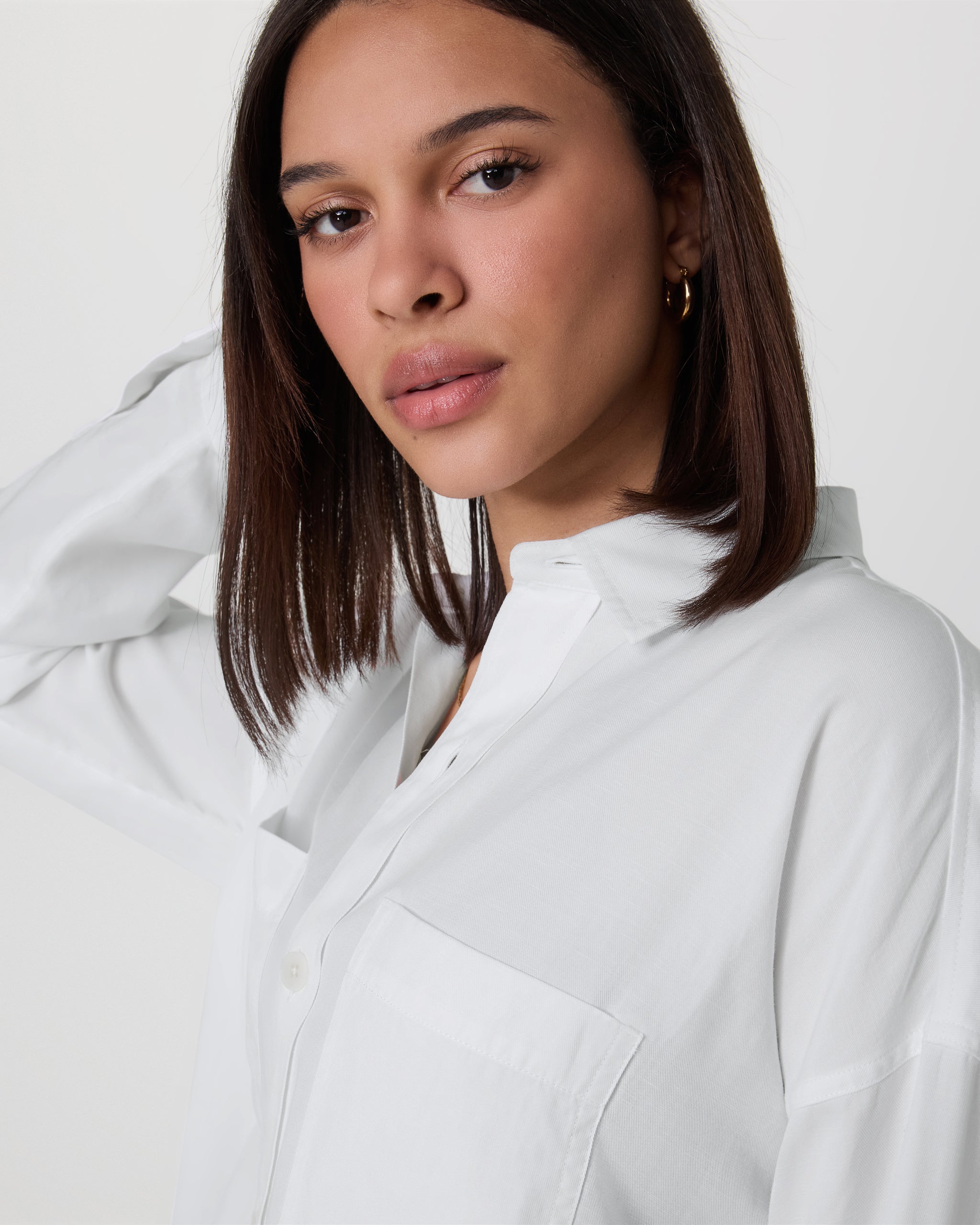 Trestles Twill Button Up | White - Image 2