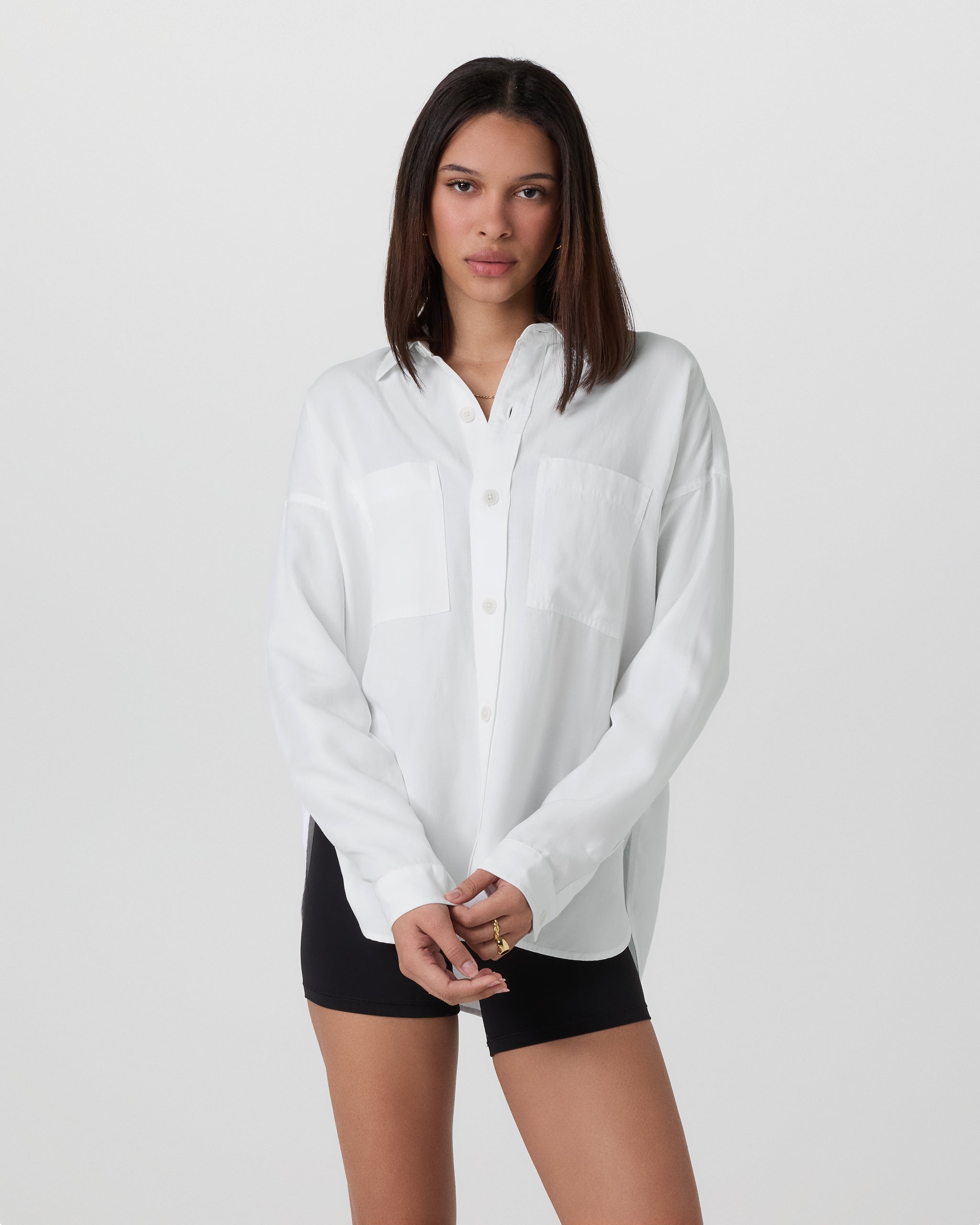 Trestles Twill Button Up | White - Image 5