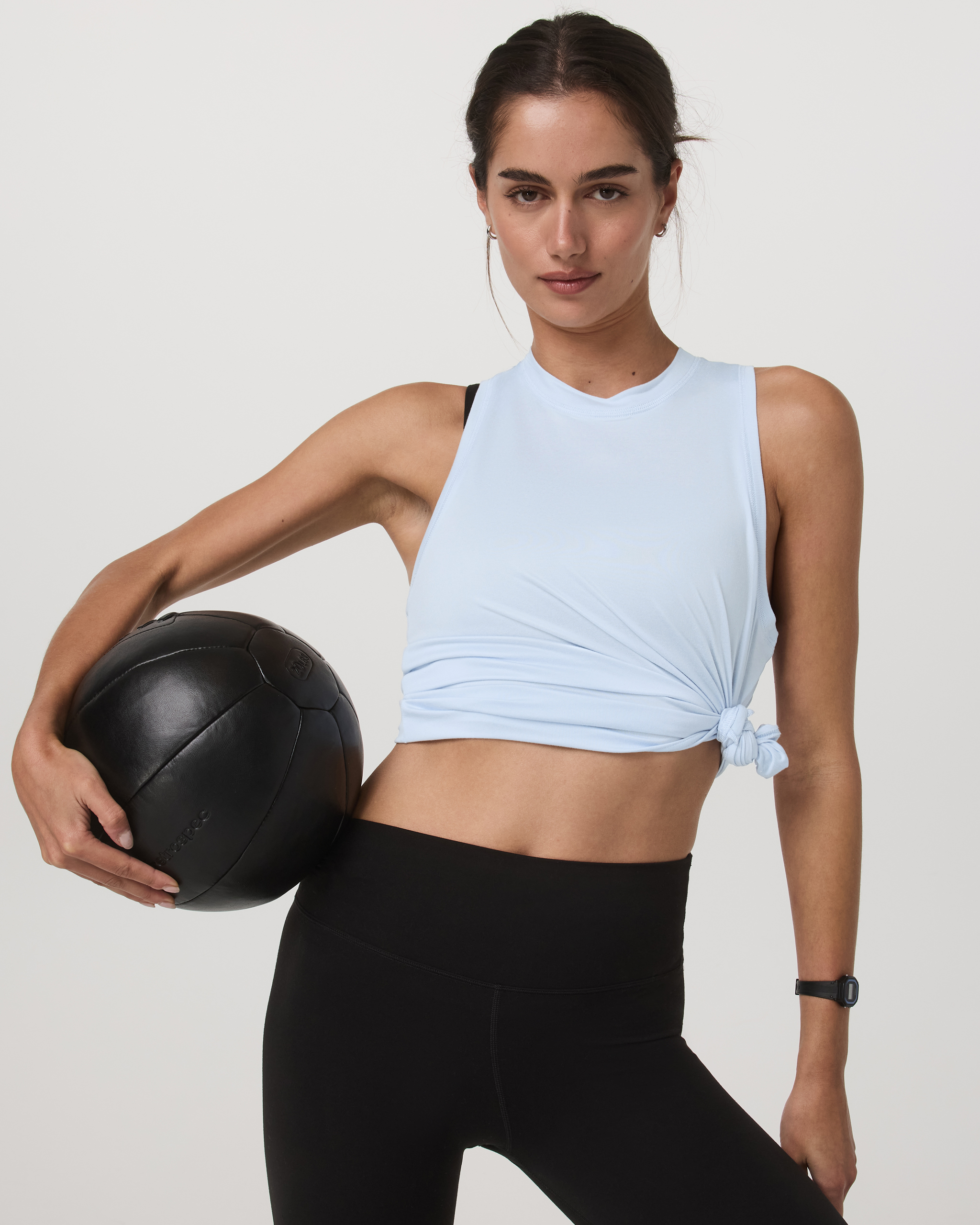 Energy Top Long | Soft Sky Heather - Image 4