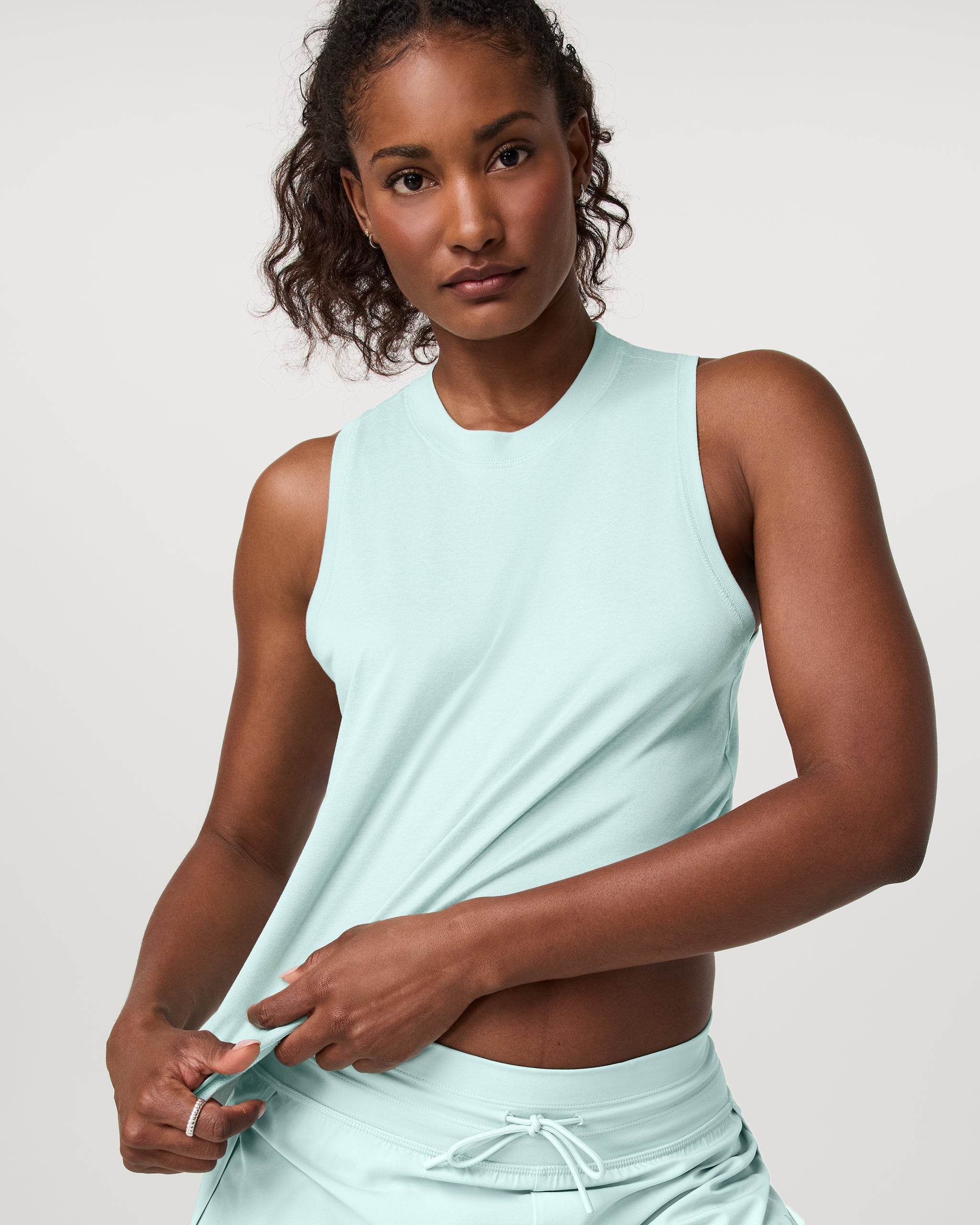 Energy Top Long | Spearmint Heather - Image 4