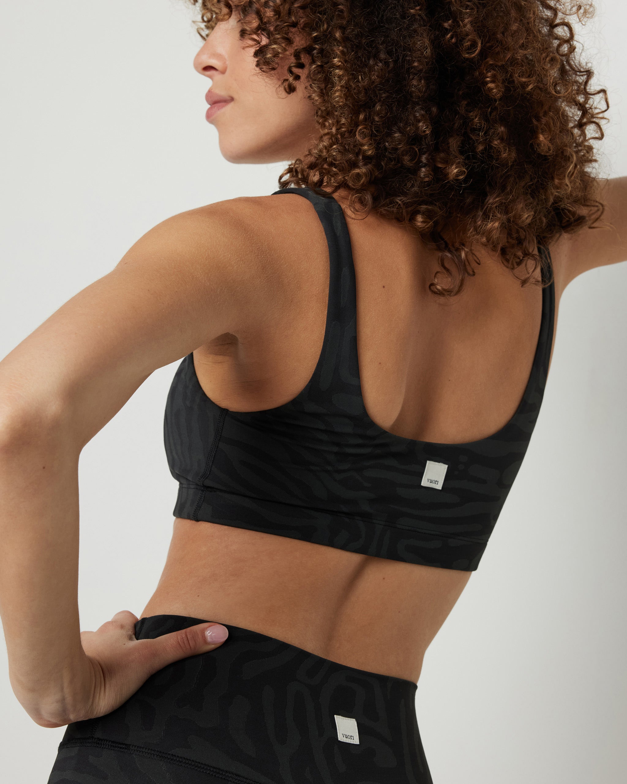 Maze Jacquard Bra | Black Maze - Image 2