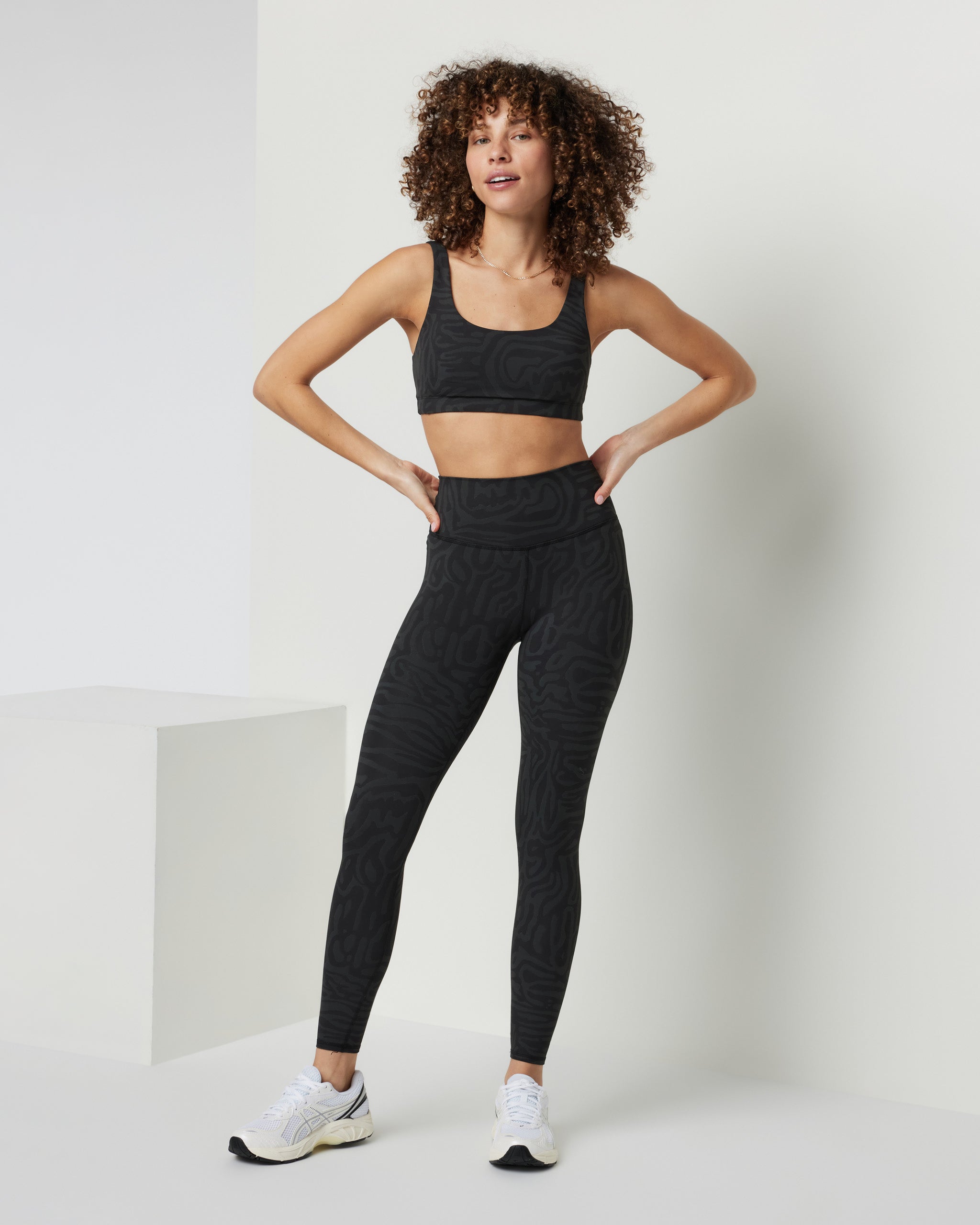 Maze Jacquard Bra | Black Maze - Image 3