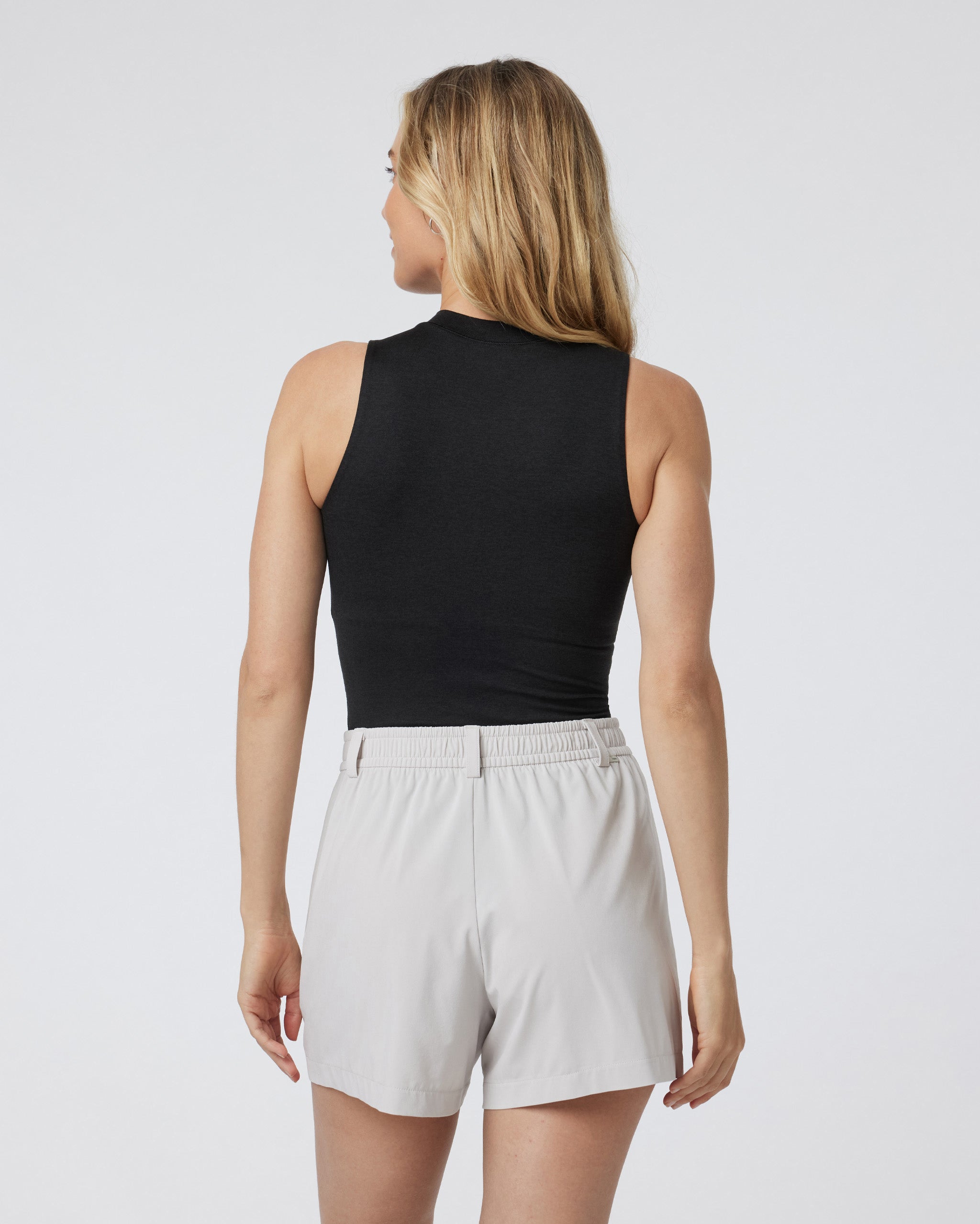 Halo Mock Bodysuit | Black Heather - Image 3