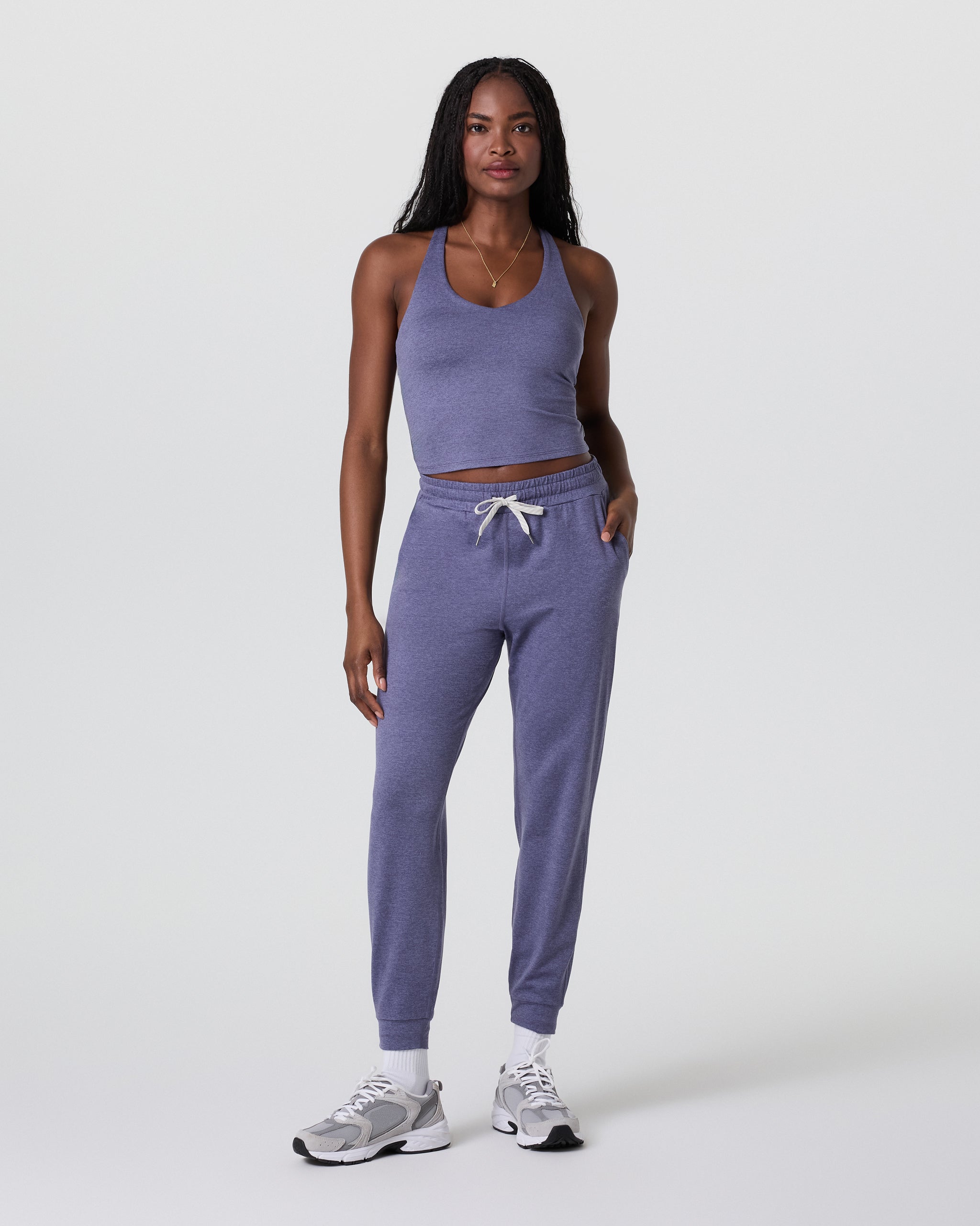 Halo Performance Crop 2.0 | Cosmic Heather - Image 3