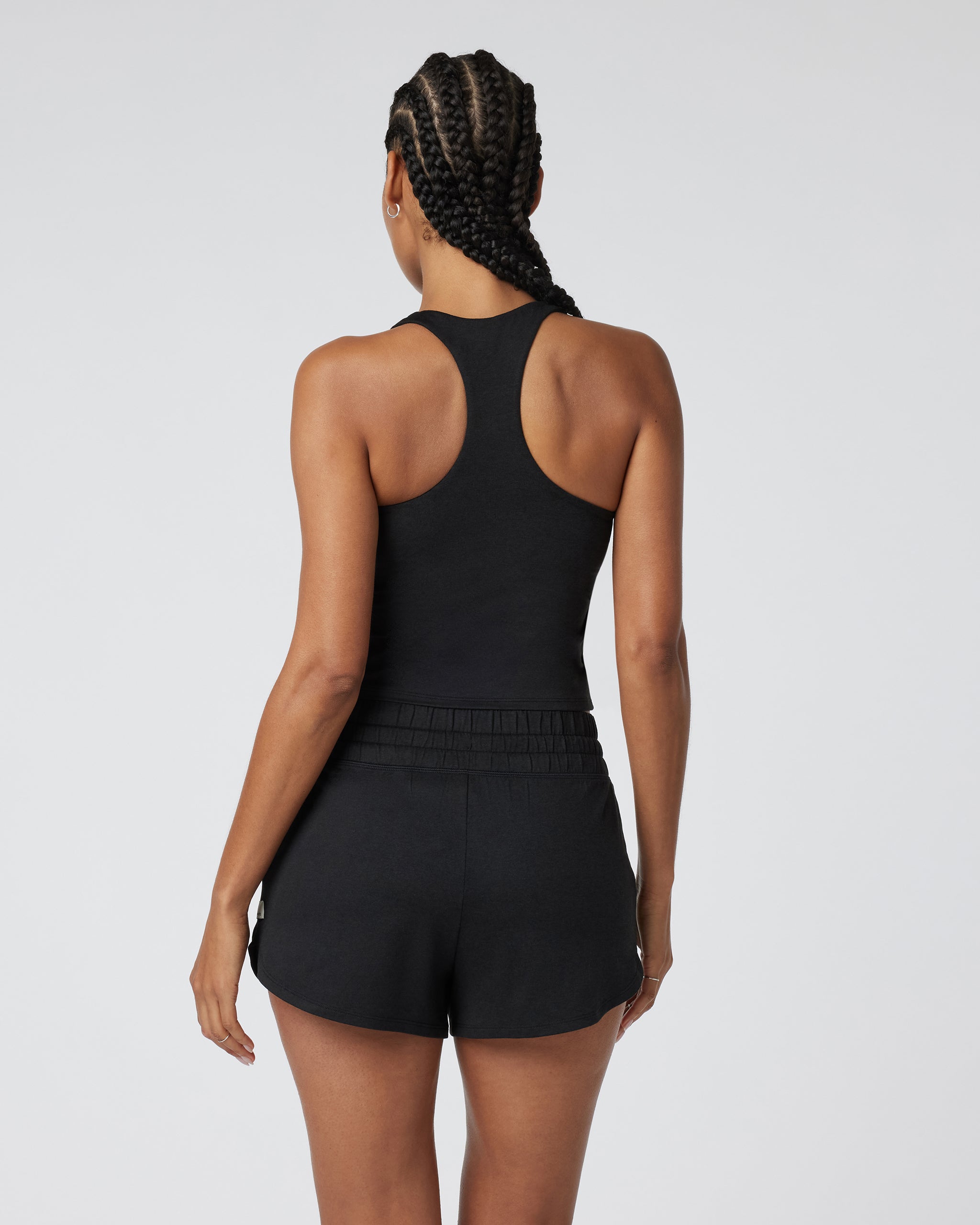 Halo Performance Crop 2.0 | Black Heather - Image 2