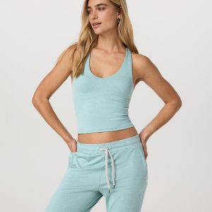 Halo Performance Crop 2.0 | Sea Spray Heather