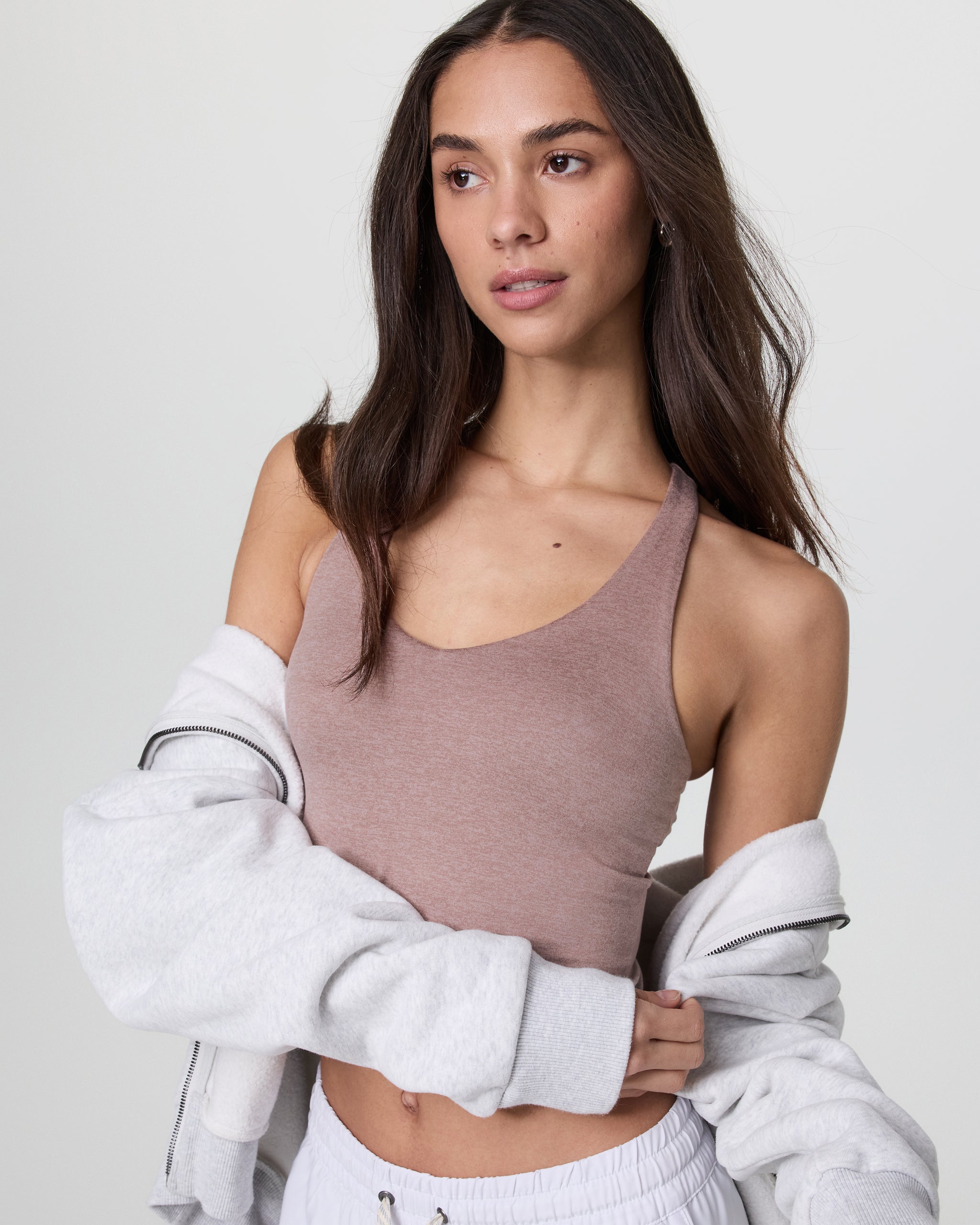 Halo Performance Crop 2.0 | Zion Rose Heather - Image 4