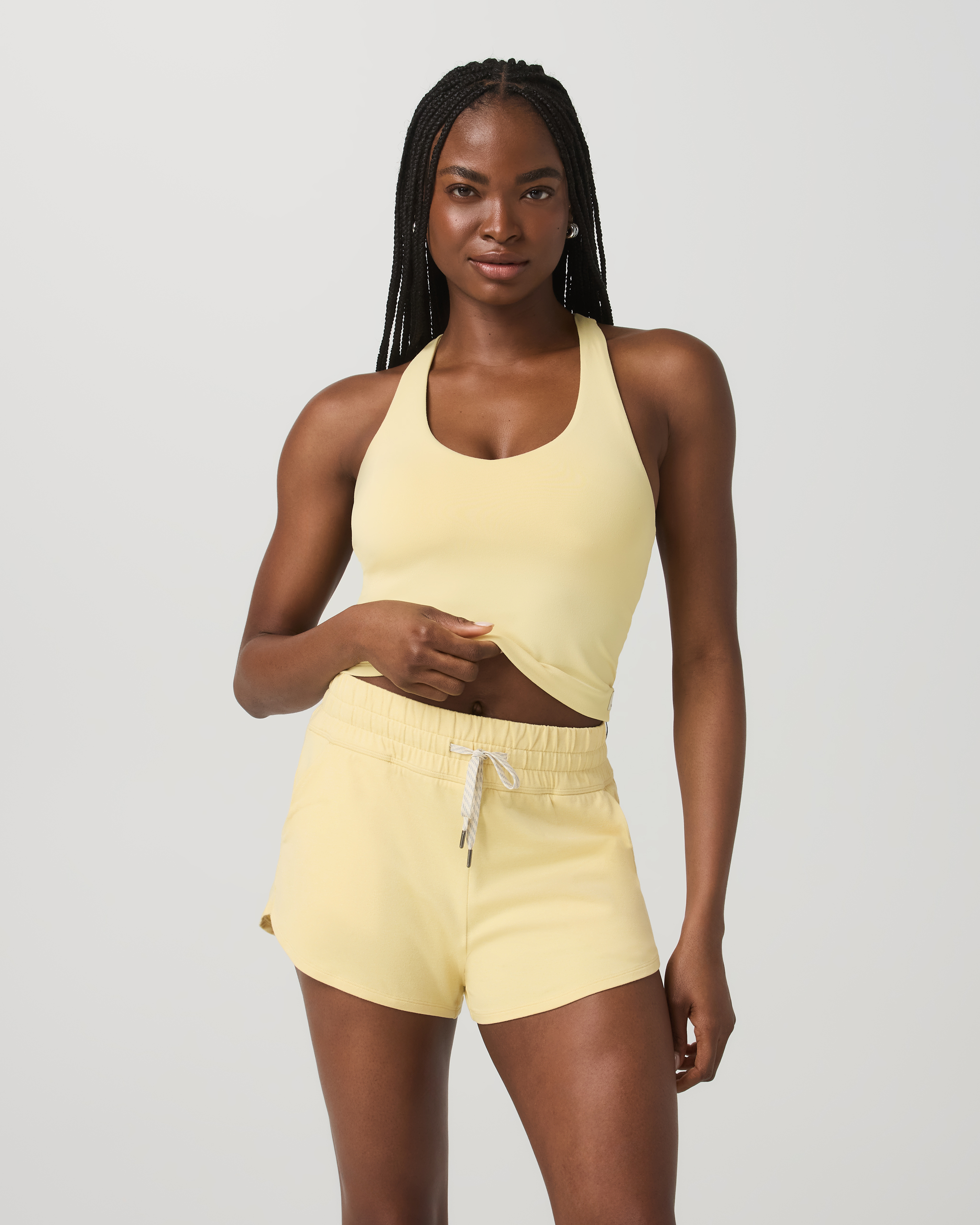 Halo Performance Crop 2.0 | Lemon Snap Heather - Image 5