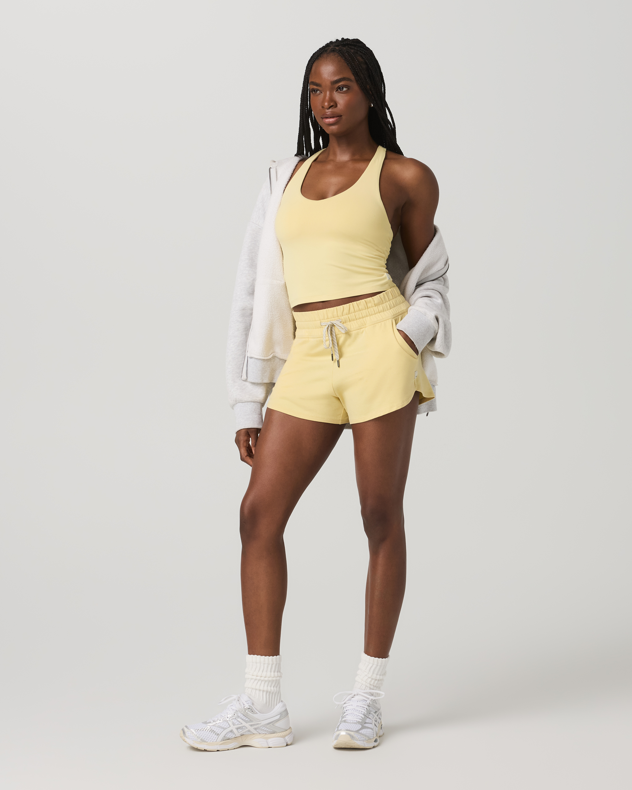 Halo Performance Crop 2.0 | Lemon Snap Heather - Image 4