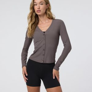 Long Sleeve Pose Cardigan | Chia
