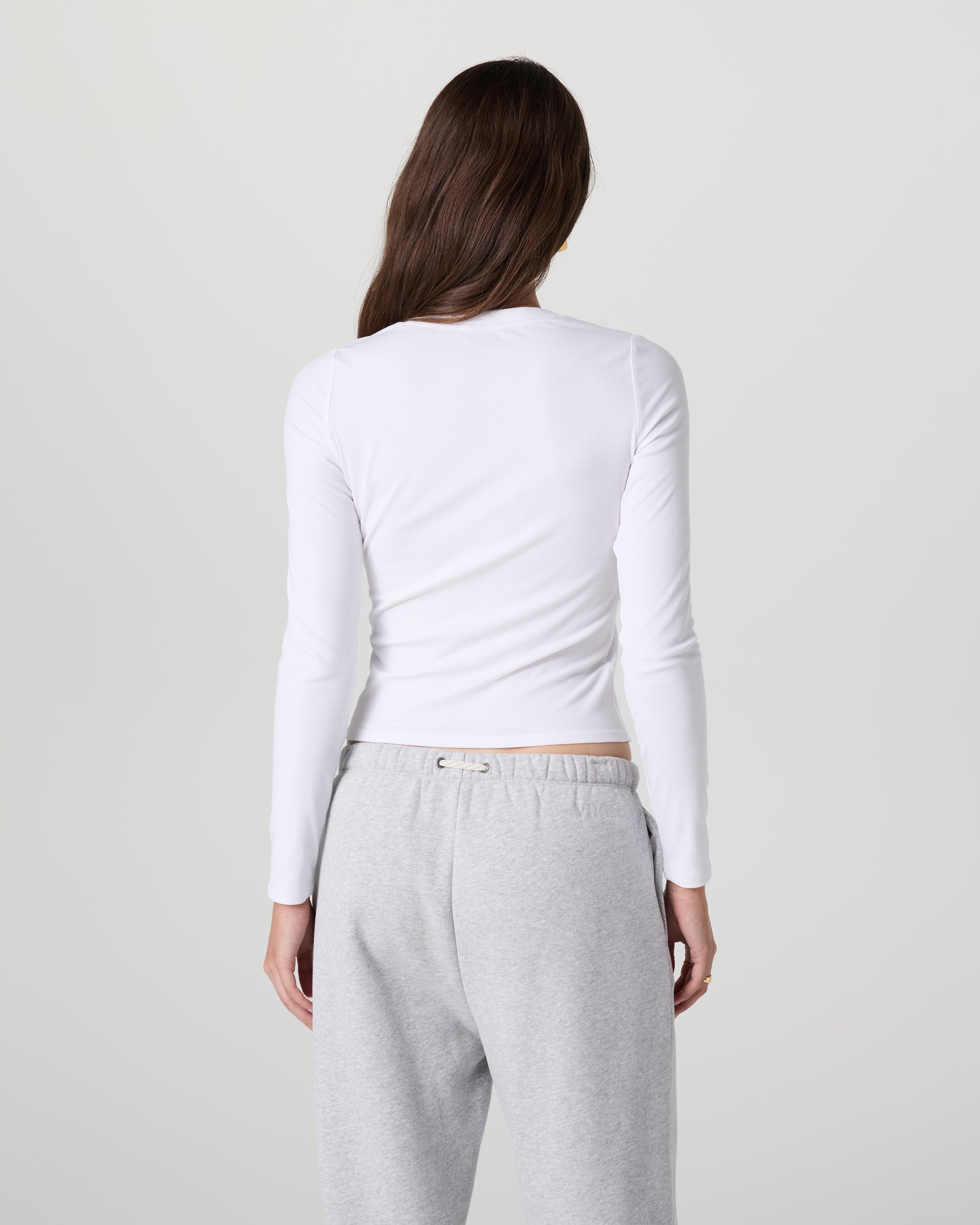 Long Sleeve Pose Cardigan | White - Image 3