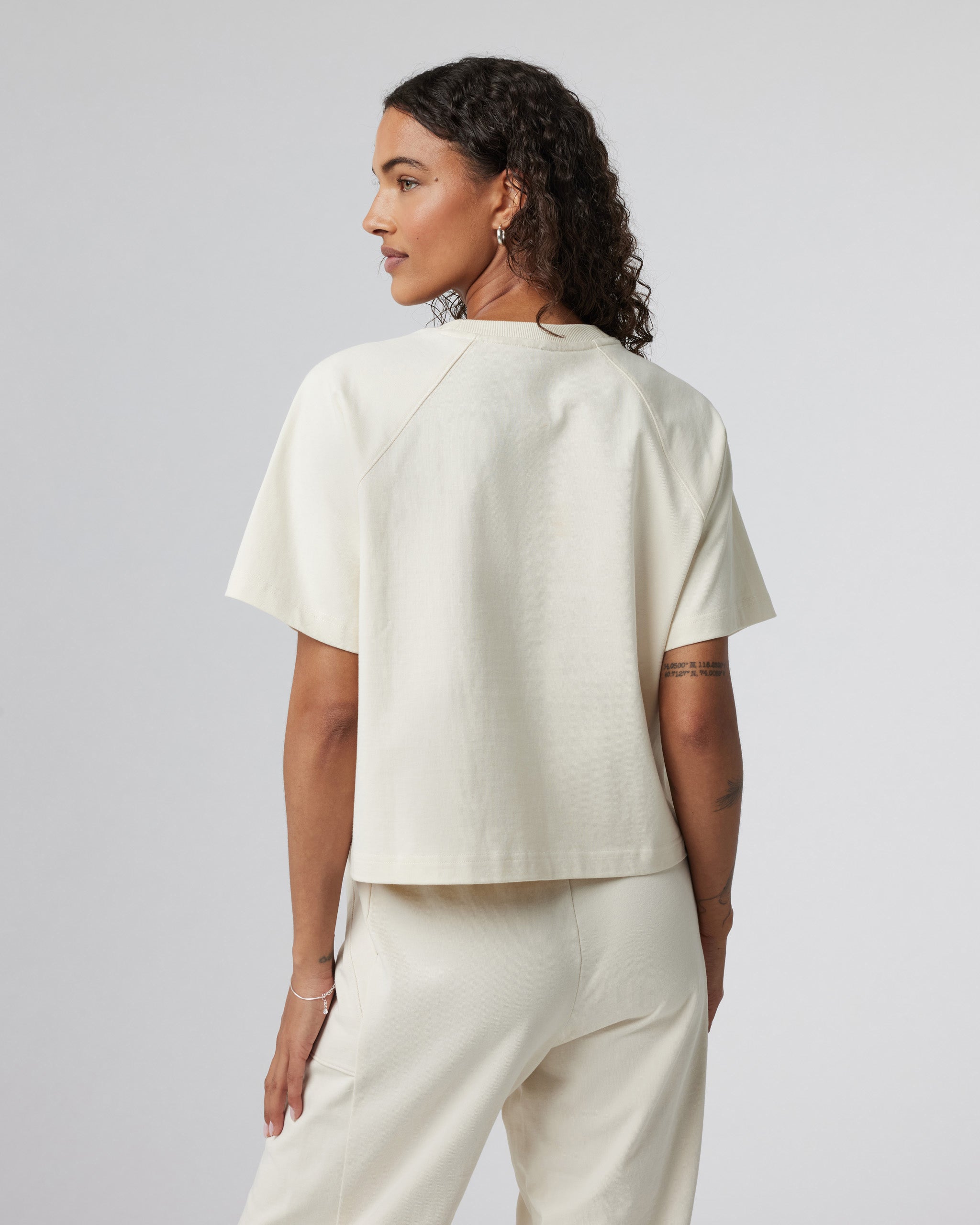 Short Sleeve Mackenzie Top | Natural - Image 3