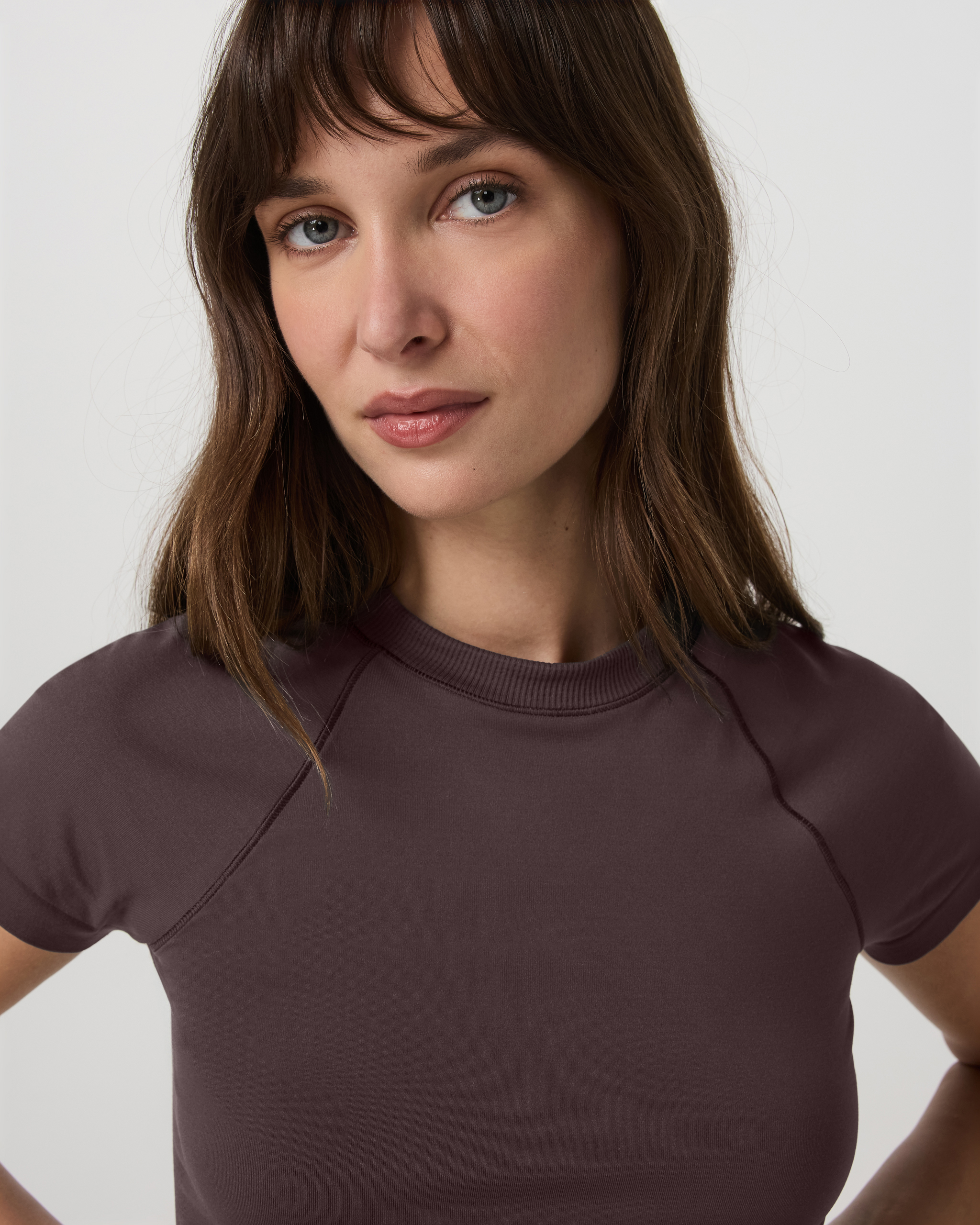 Short Sleeve Seamless Surge Tee | French Roast - Image 2