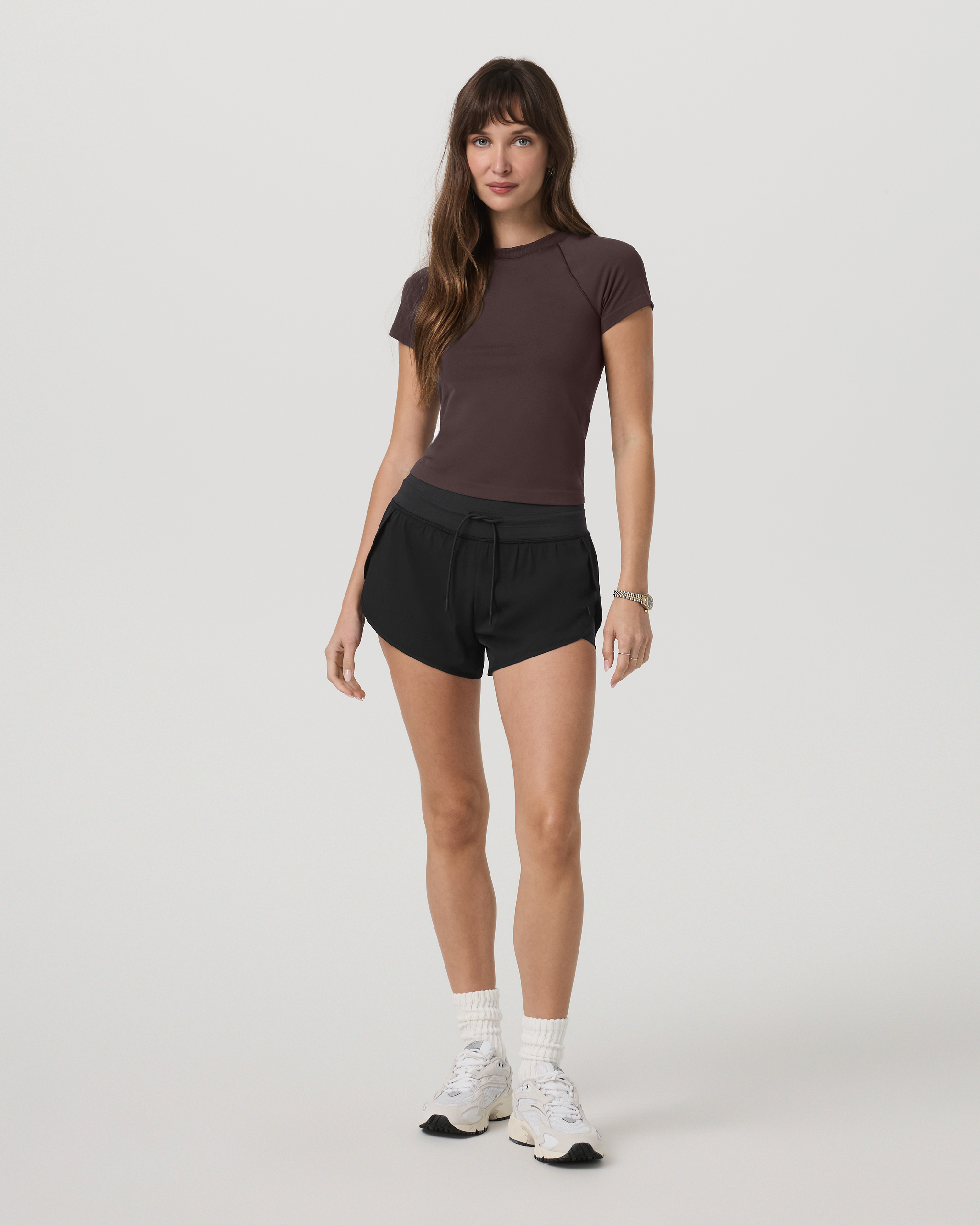 Short Sleeve Seamless Surge Tee | French Roast - Image 4