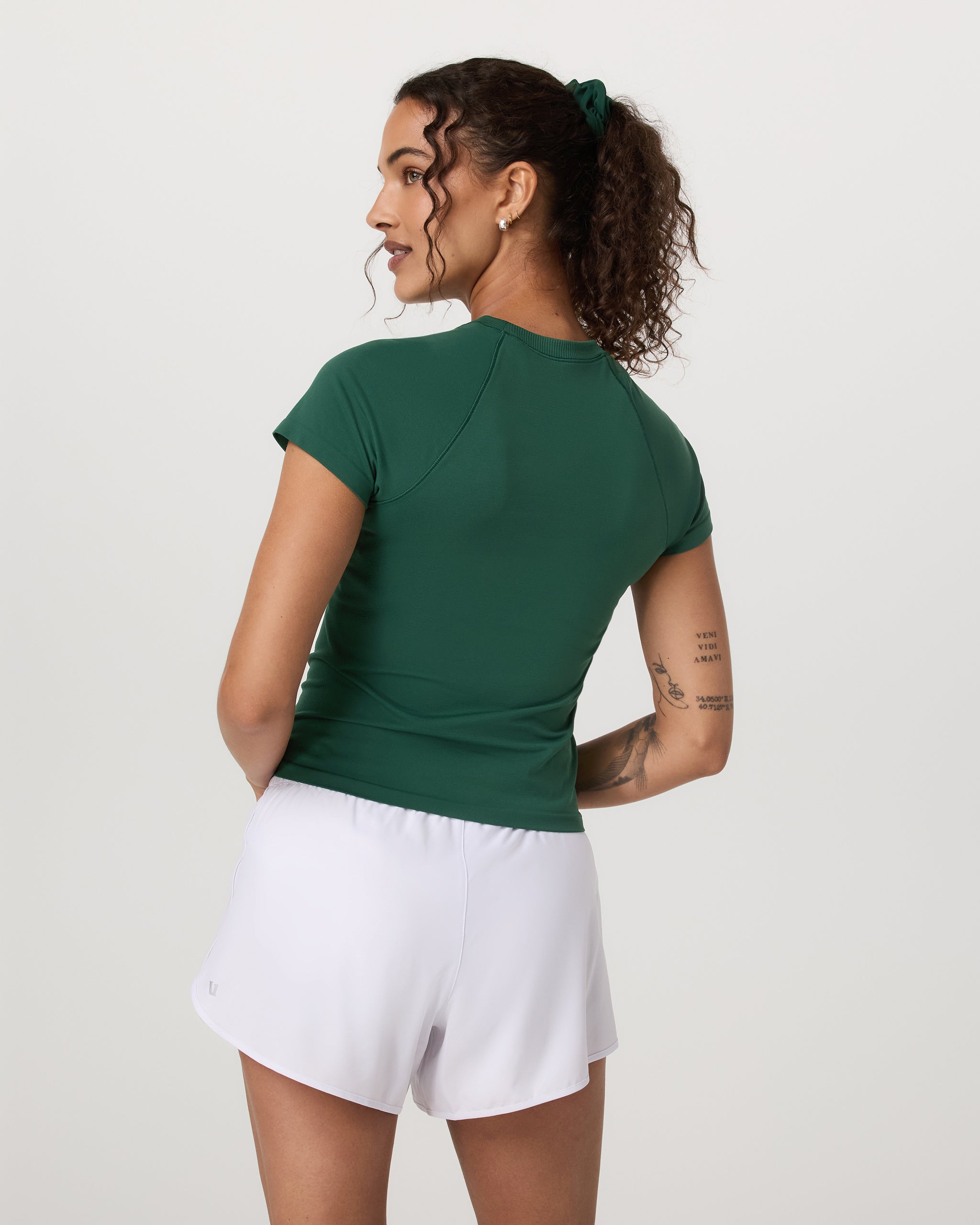 Short Sleeve Seamless Surge Tee | Viridian - Image 3
