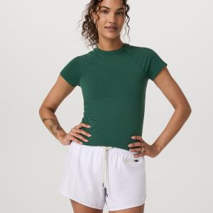 Short Sleeve Seamless Surge Tee | Viridian