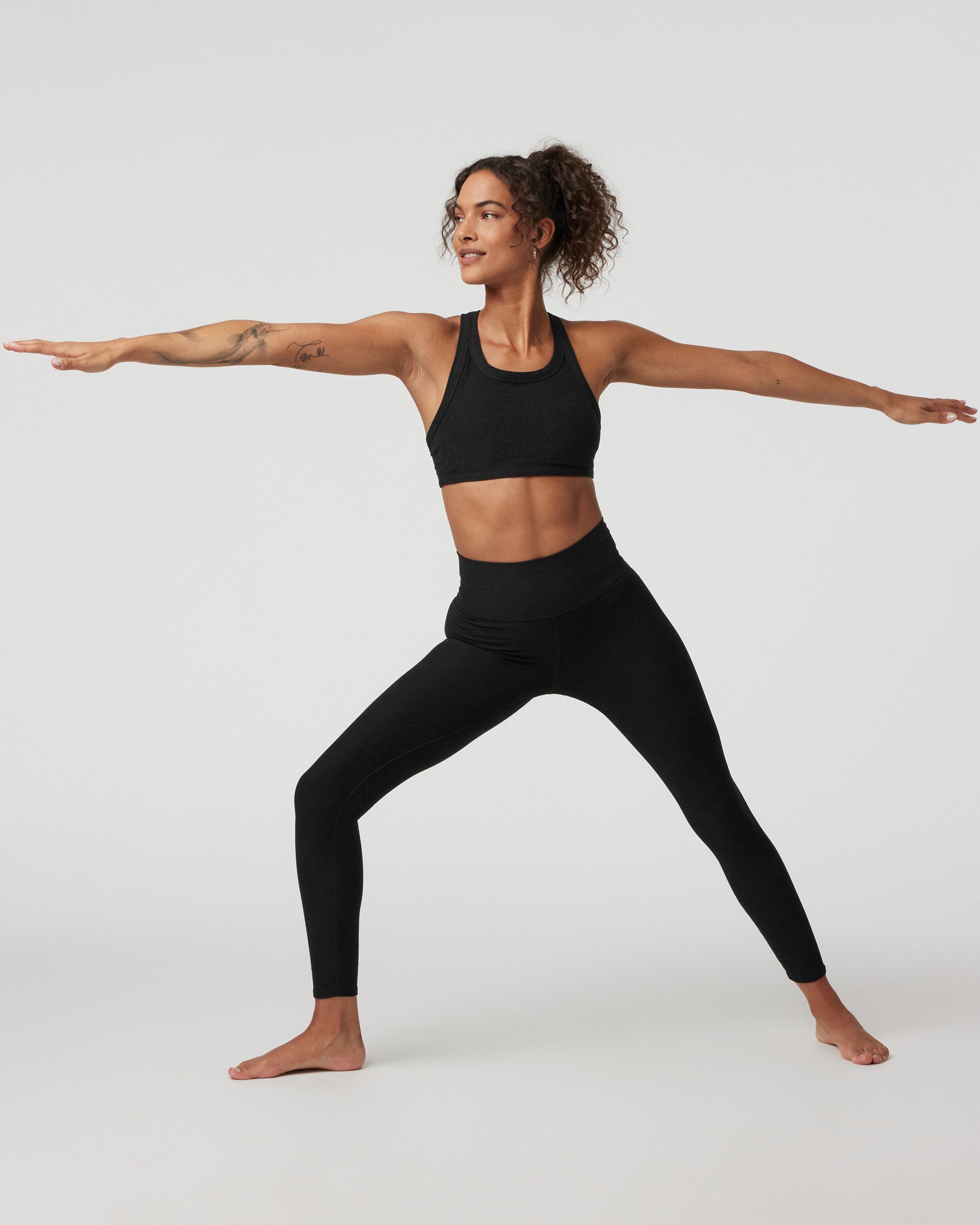 Elevation Racer Bra | Black Heather - Image 3