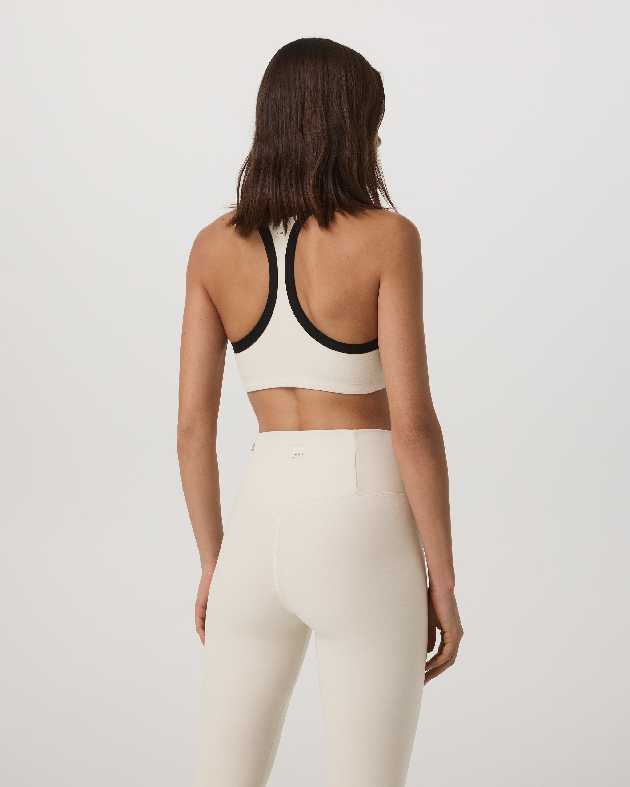 Elevation Racer Bra | Bone Heather - Image 4