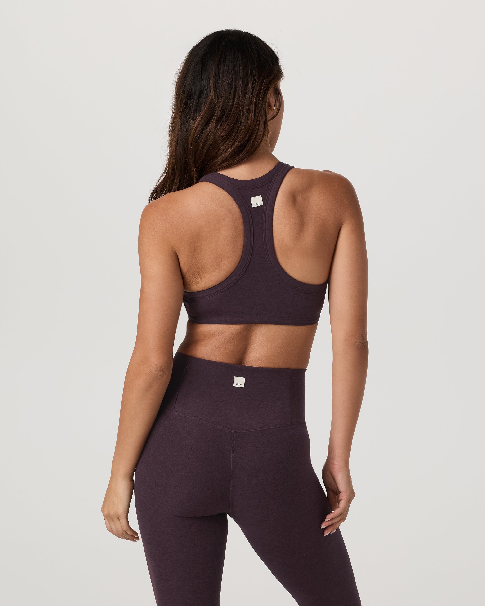 Elevation Racer Bra | Raisin Heather - Image 2